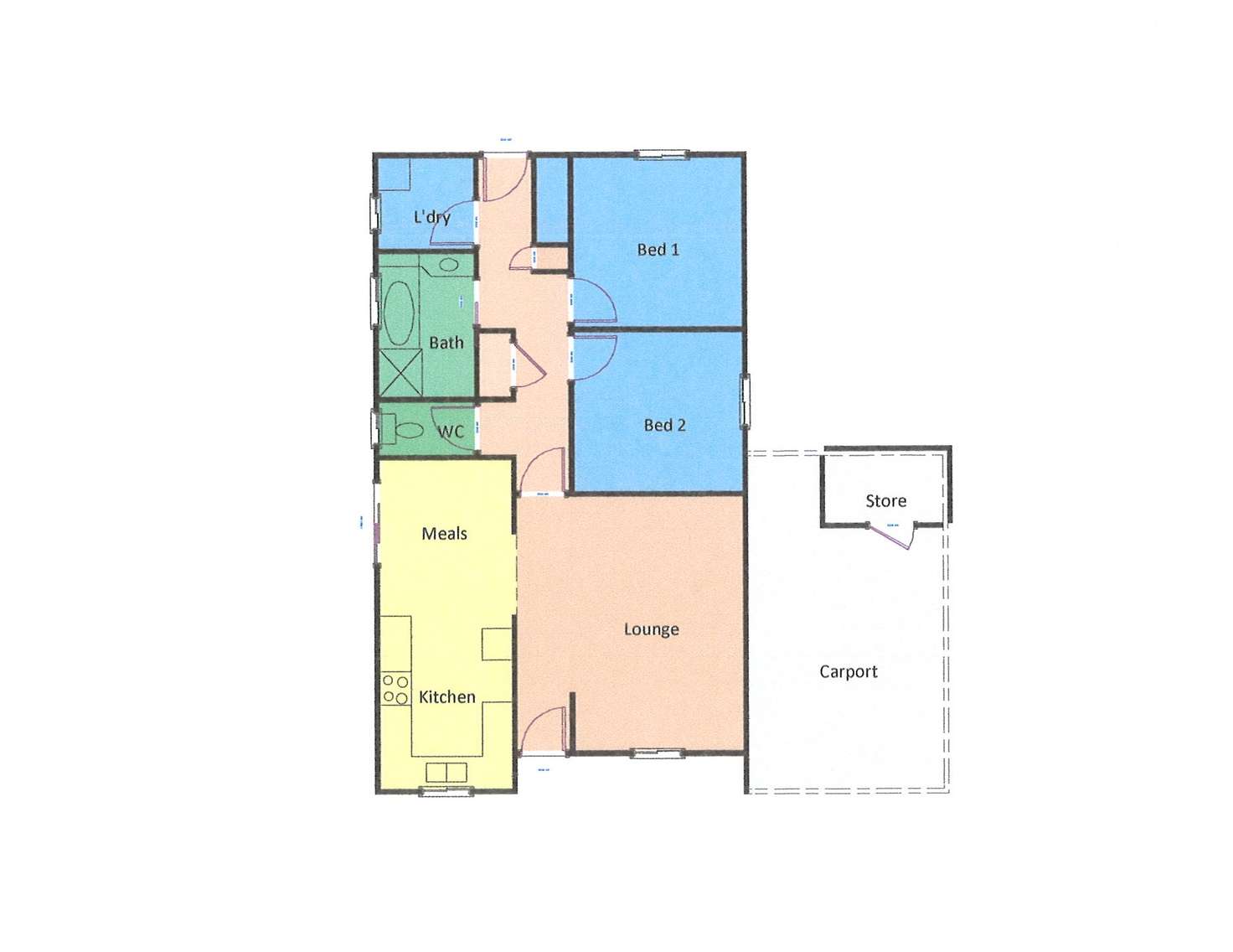 Floorplan of Homely house listing, 5/9 Scherger Crescent, Ararat VIC 3377