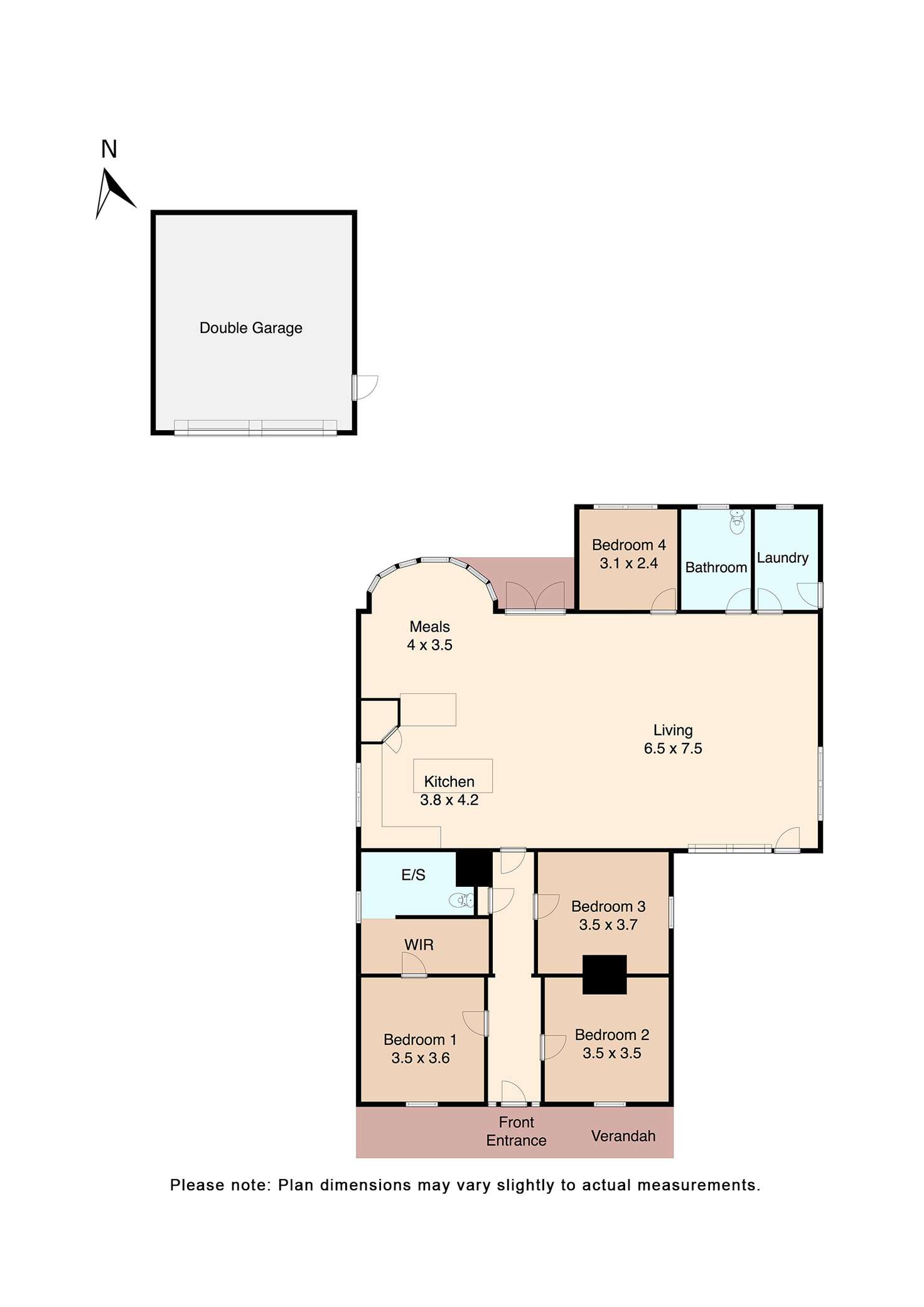 Floorplan of Homely house listing, 231 Bungaree-Wallace Road, Bungaree VIC 3352