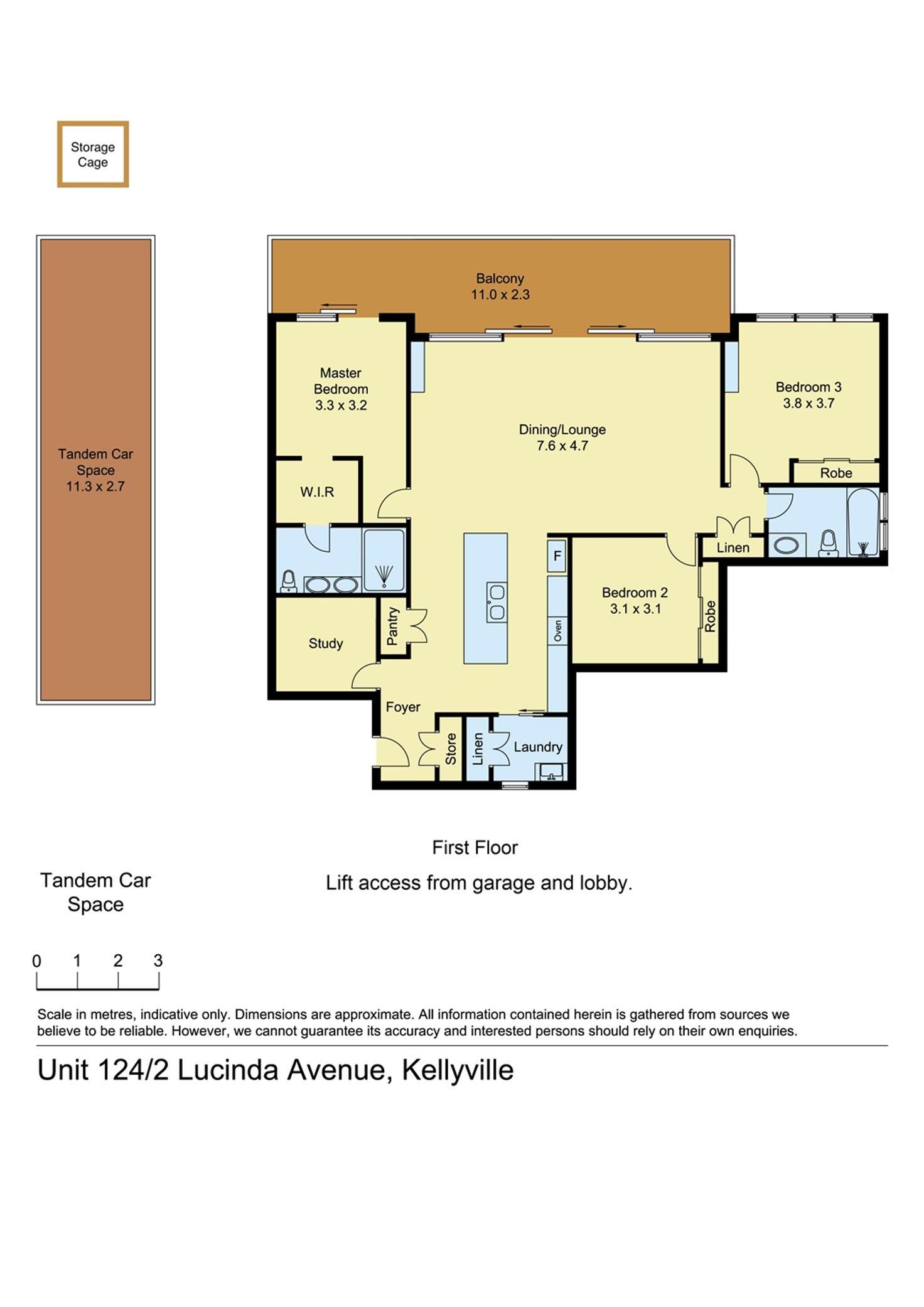 Floorplan of Homely apartment listing, 124/2 Lucinda Avenue, Kellyville NSW 2155