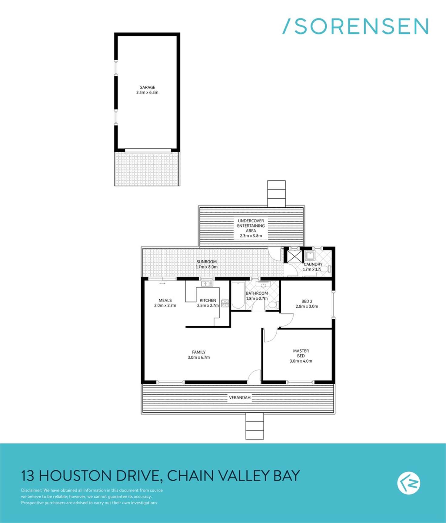 Floorplan of Homely house listing, 13 Houston Avenue, Chain Valley Bay NSW 2259