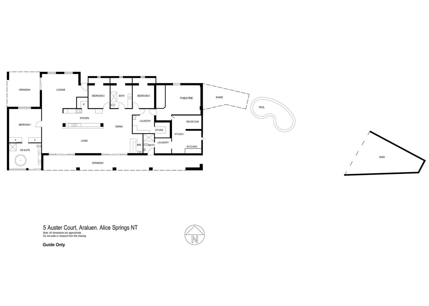 Floorplan of Homely house listing, 5 AUSTER COURT, Araluen NT 870