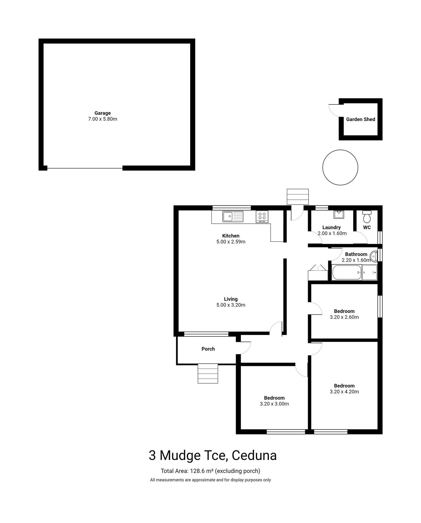 Floorplan of Homely house listing, 3 MUDGE STREET, Ceduna SA 5690