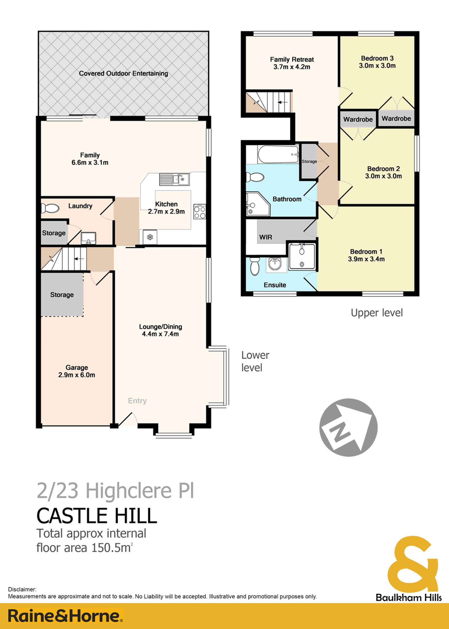 Floorplan of Homely house listing, 2/23 Highclere Place, Castle Hill NSW 2154