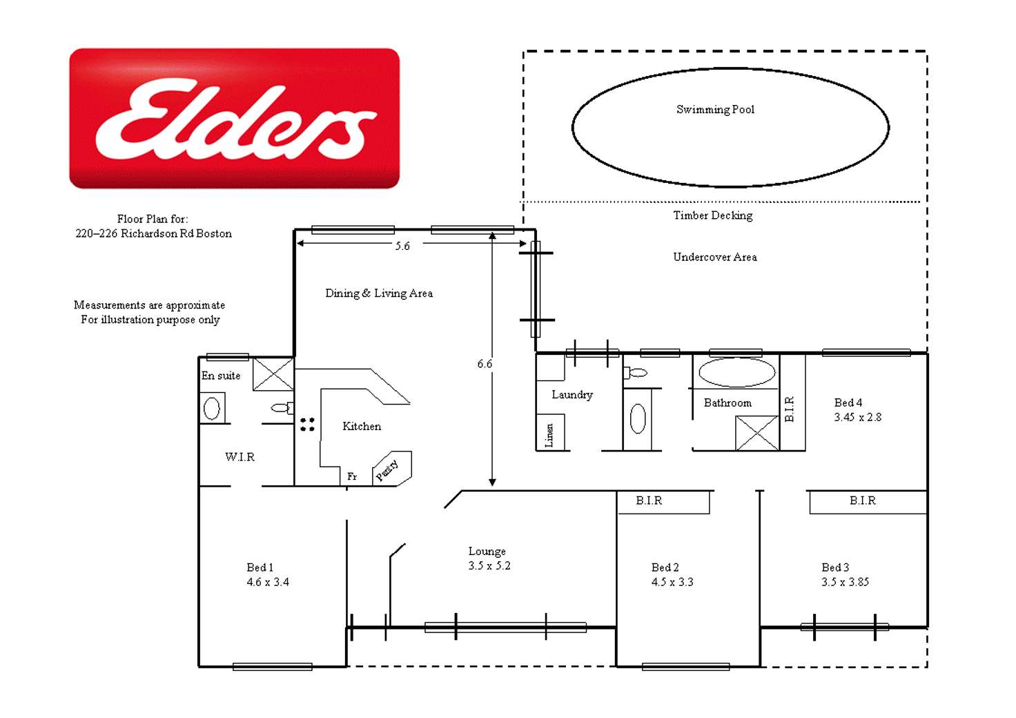 Floorplan of Homely house listing, 220 RICHARDSON ROAD, Boston SA 5607