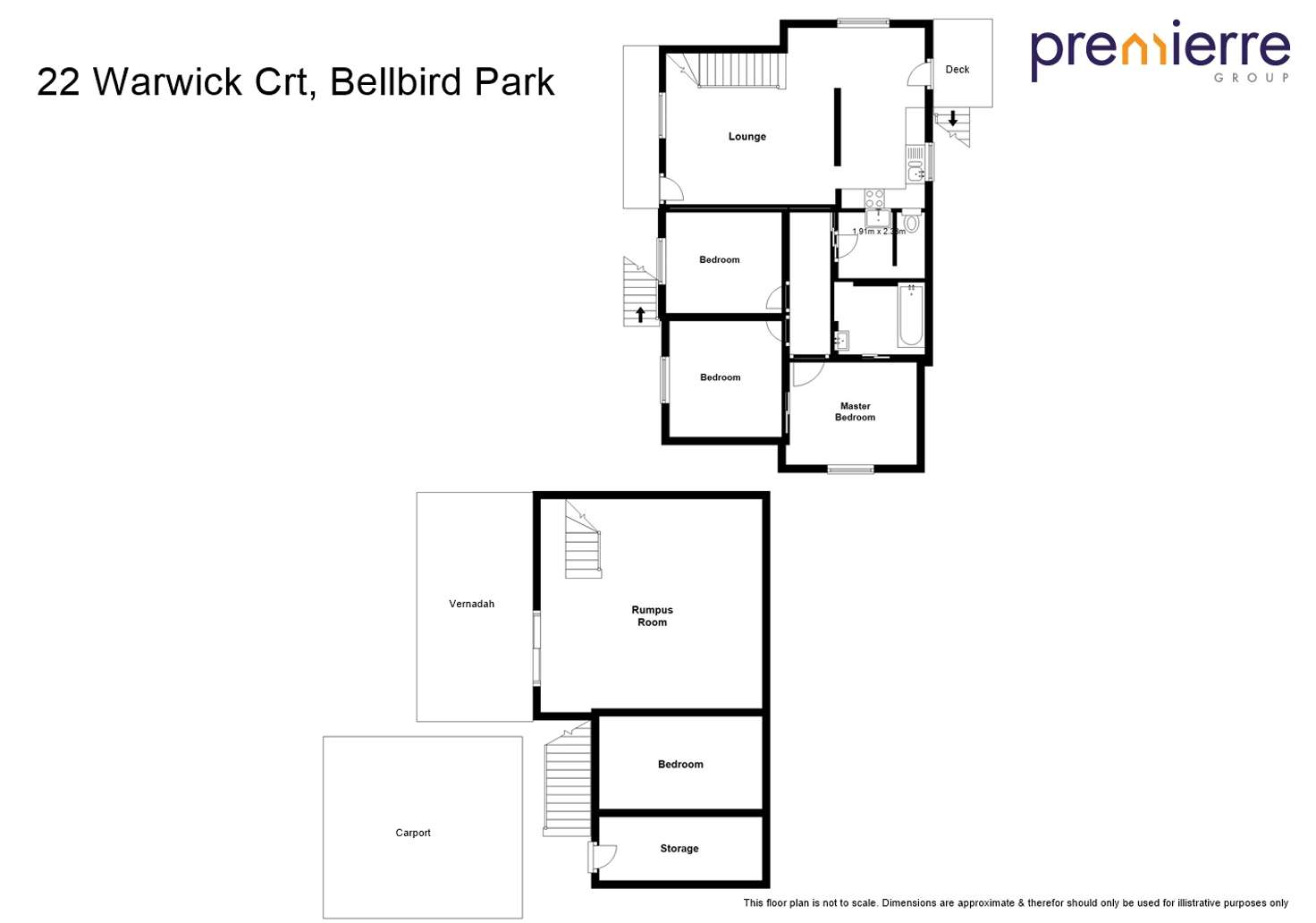 Floorplan of Homely house listing, 22 Warwick Court, Bellbird Park QLD 4300