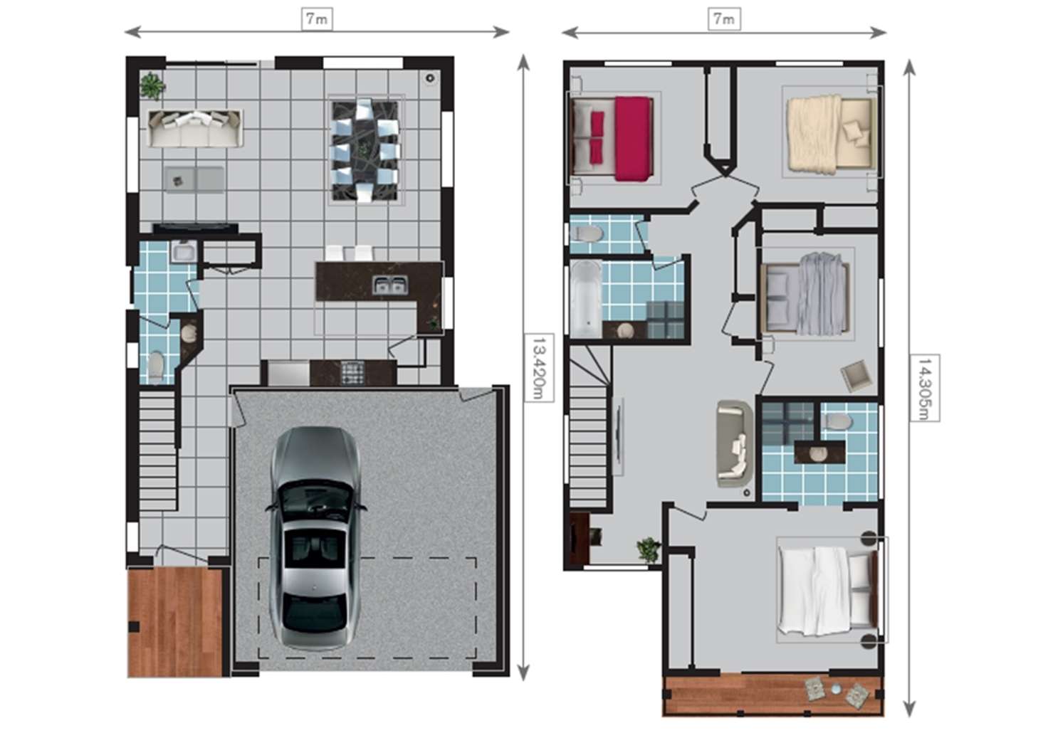 Floorplan of Homely house listing, 33 Serene Crescent, Springfield Lakes QLD 4300