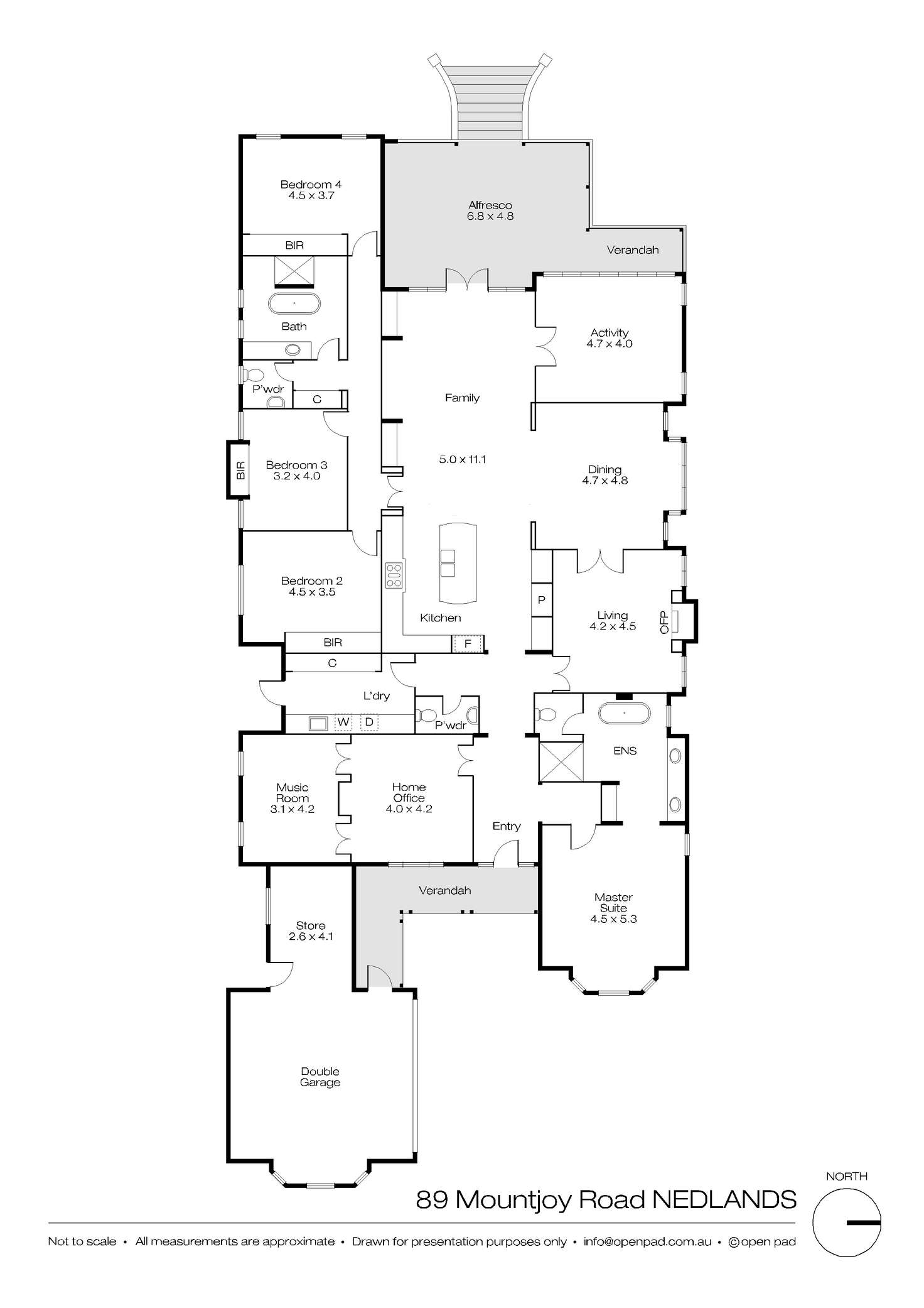 Floorplan of Homely house listing, 89 Mountjoy Road, Nedlands WA 6009