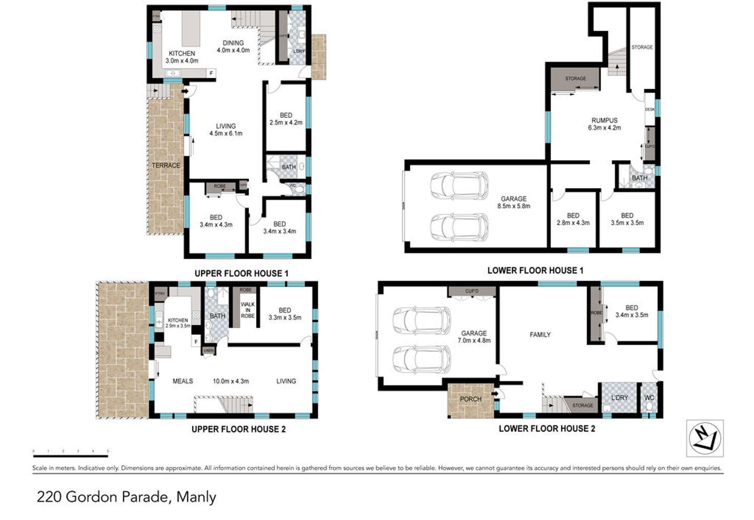 Floorplan of Homely house listing, 220 GORDON PARADE, Manly QLD 4179