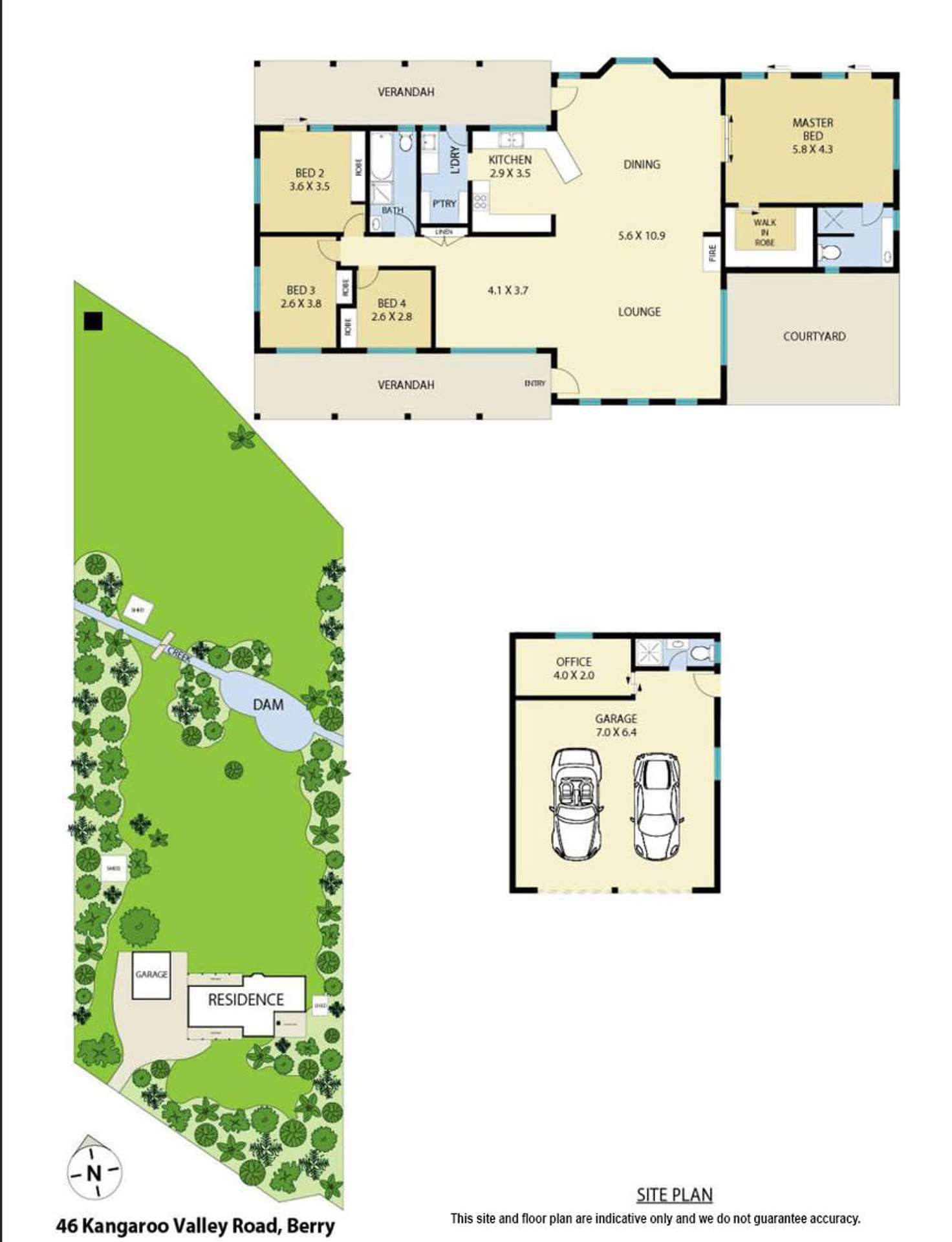 Floorplan of Homely house listing, 46 Kangaroo Valley Rd, Berry NSW 2535