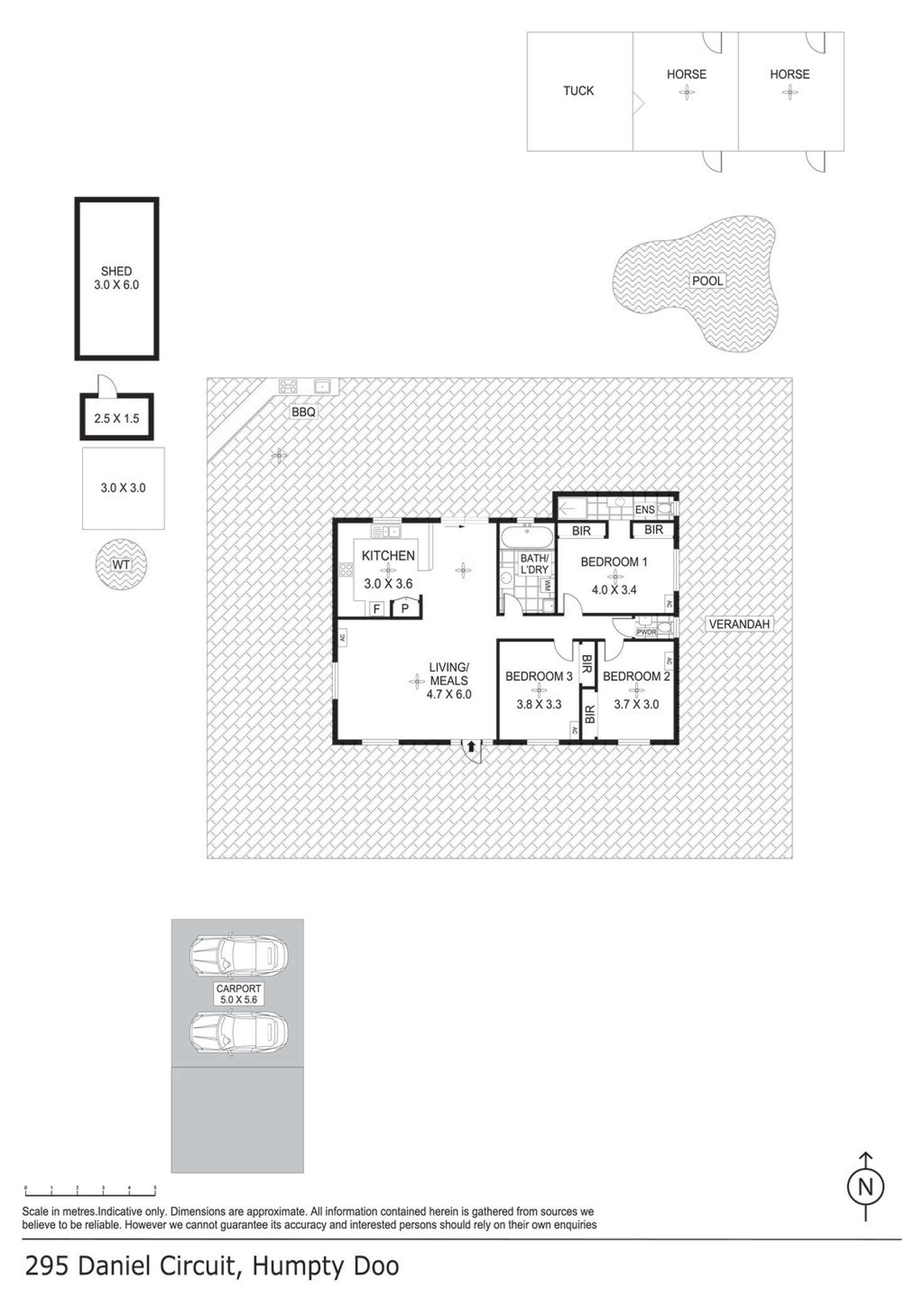 Floorplan of Homely house listing, 295 Daniel Circuit, Herbert NT 836
