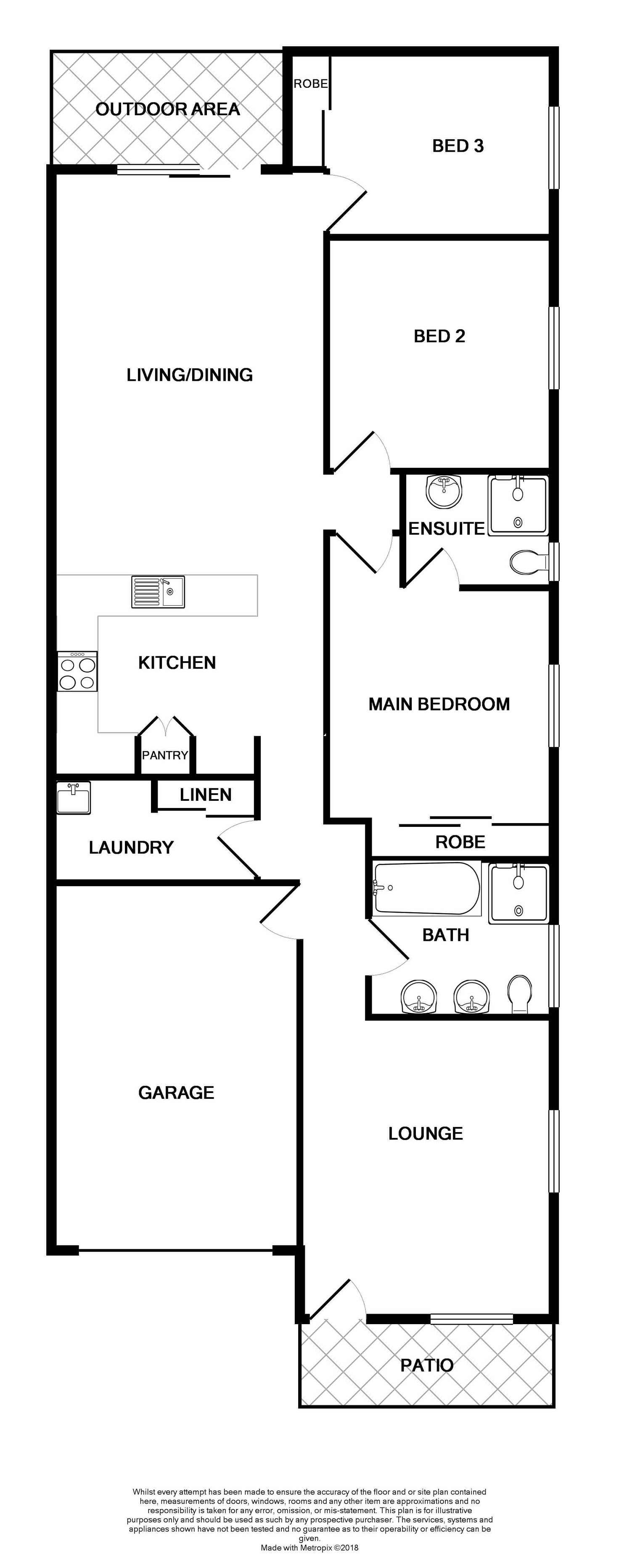 Floorplan of Homely house listing, 2/16 Warbler Ave, Aberglasslyn NSW 2320