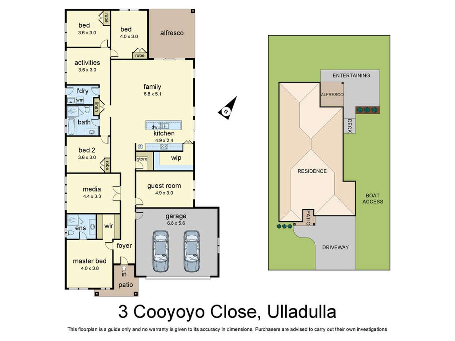 Floorplan of Homely house listing, 3 Cooyoyo Close, Ulladulla NSW 2539