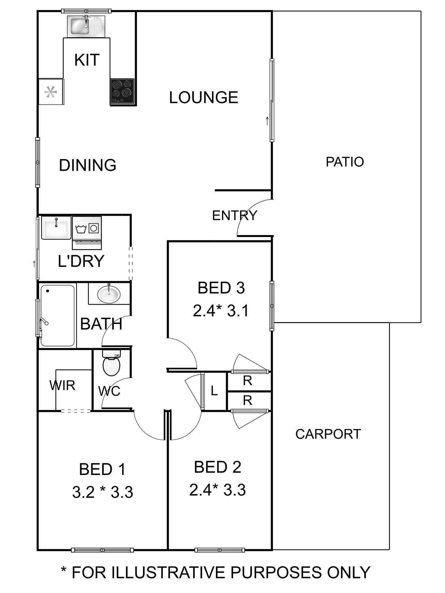 Floorplan of Homely house listing, 19/55 Moran Court, Beaconsfield WA 6162