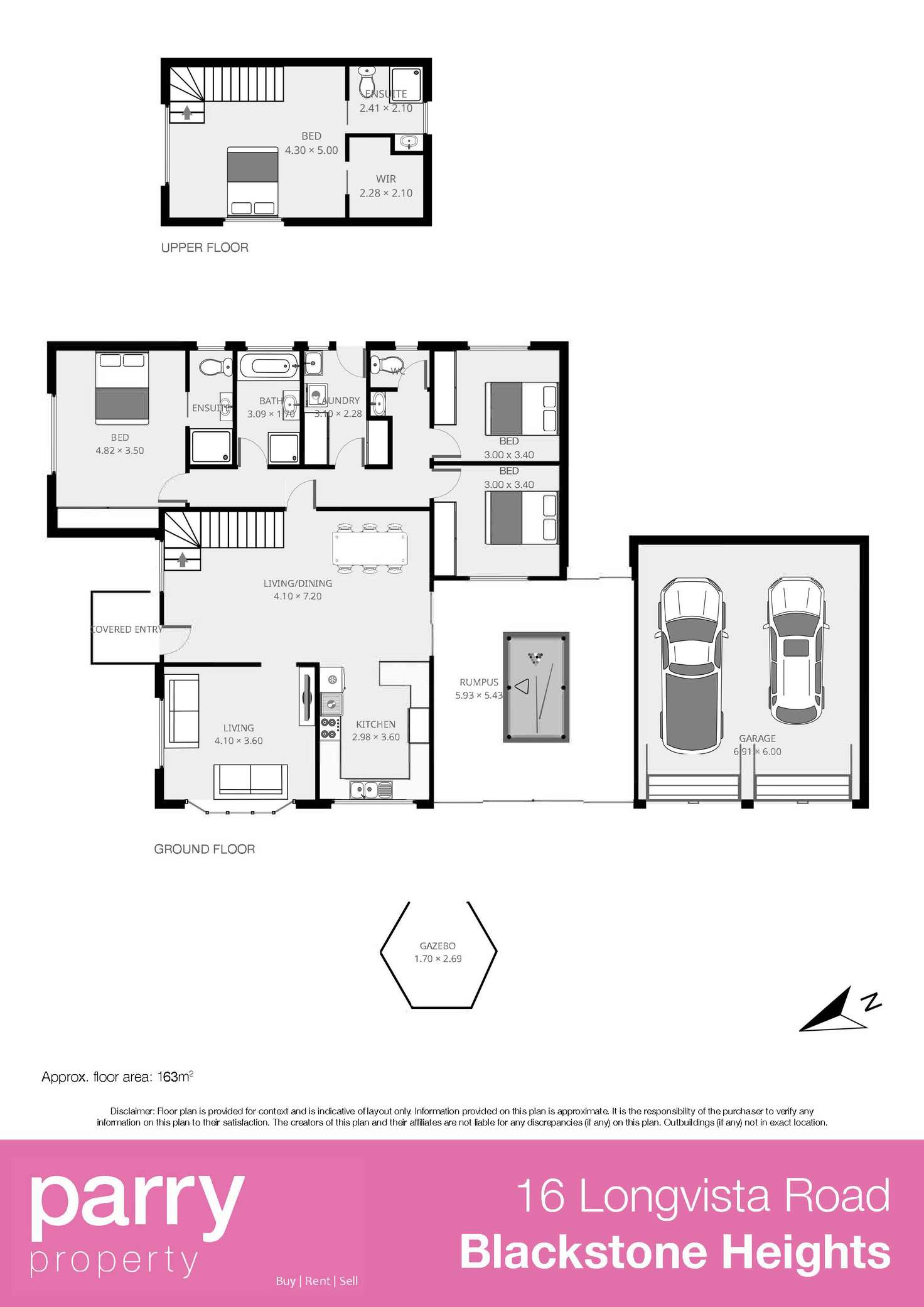 Floorplan of Homely house listing, 16 Longvista Road, Blackstone Heights TAS 7250