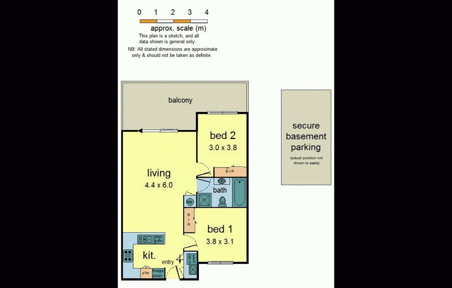 Floorplan of Homely apartment listing, A5/800 Elgar Road, Doncaster VIC 3108