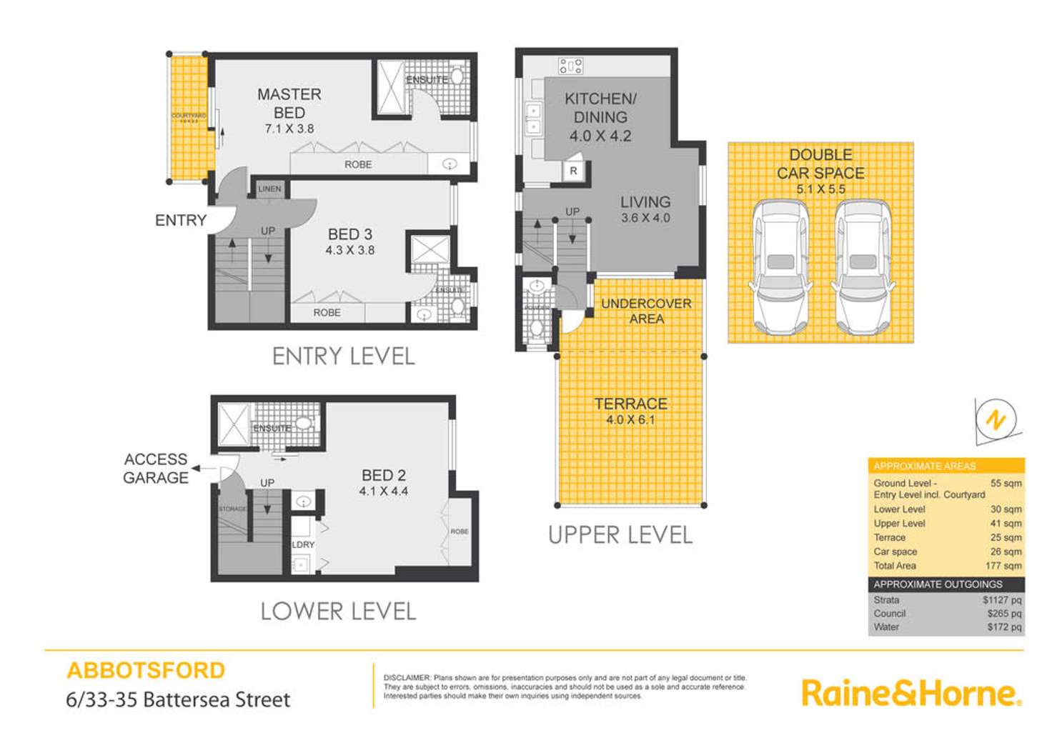 Floorplan of Homely townhouse listing, 6/33-35 Battersea Street, Abbotsford NSW 2046