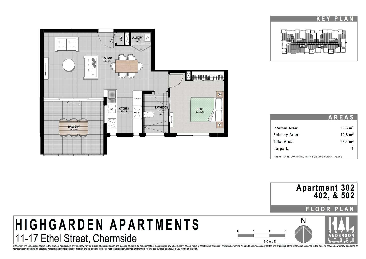 Floorplan of Homely apartment listing, 402/11-17 Ethel Street, Chermside QLD 4032