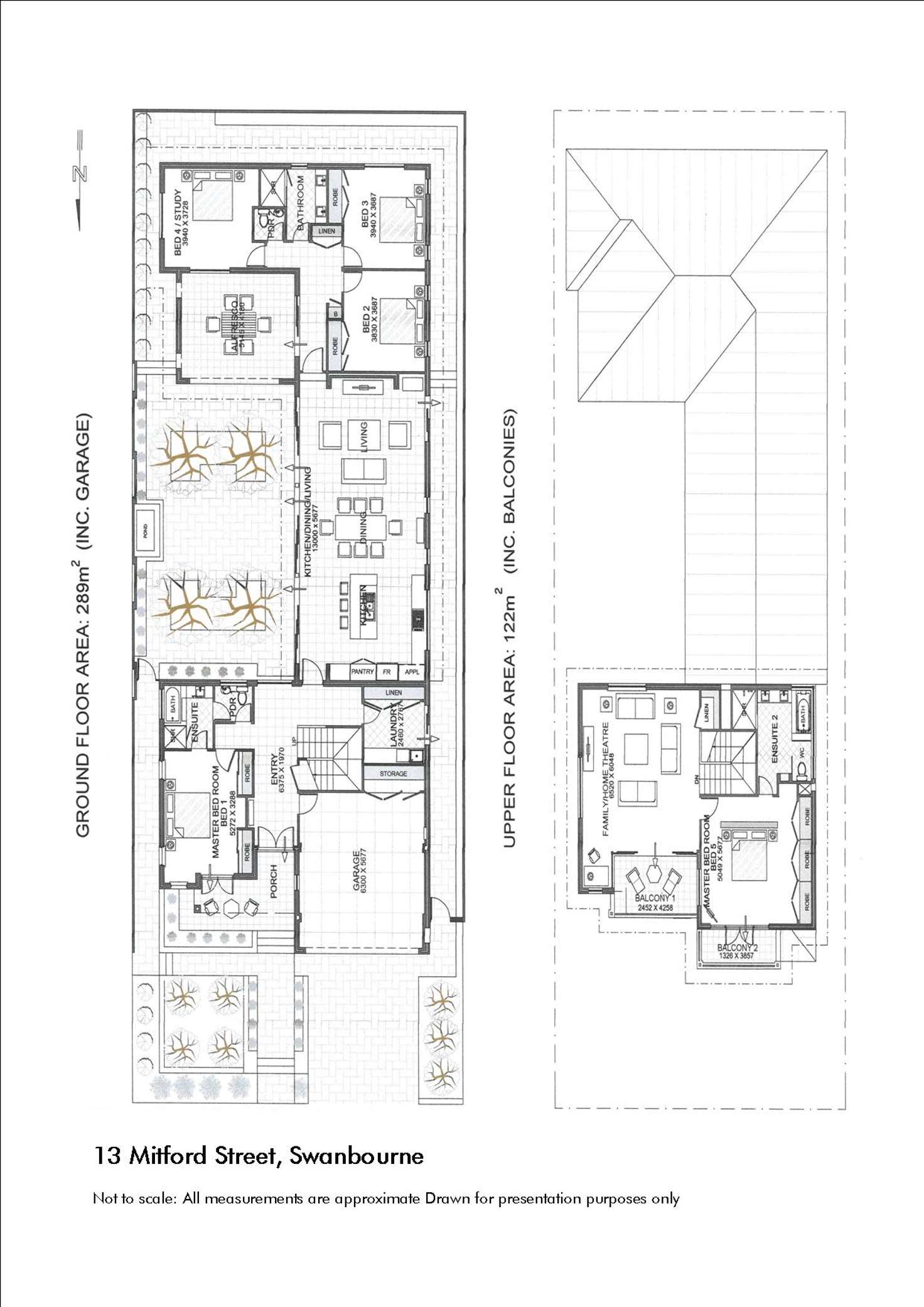 Floorplan of Homely house listing, 13 Mitford Street, Swanbourne WA 6010