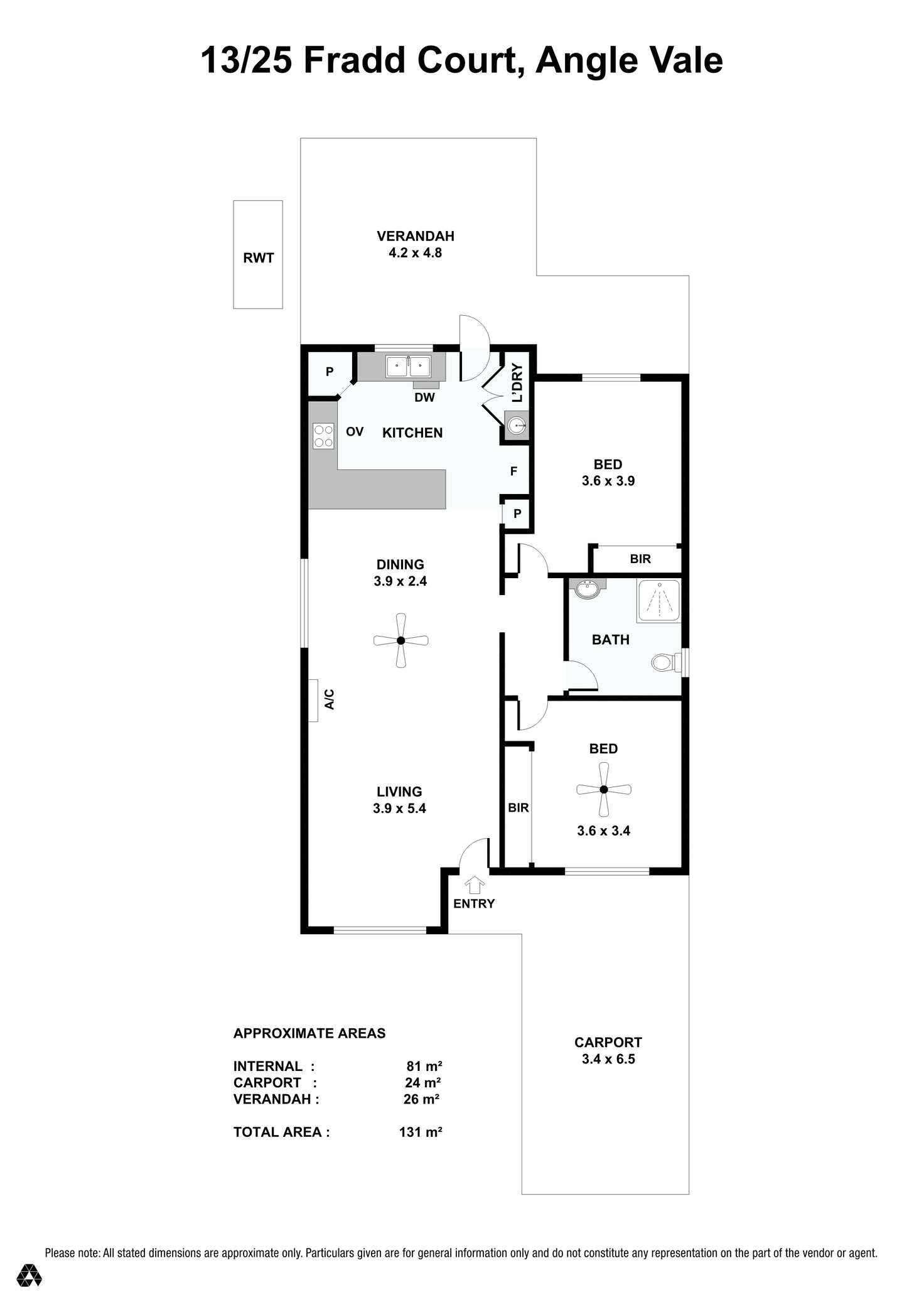 Floorplan of Homely house listing, 13/25 Fradd Court, Angle Vale SA 5117