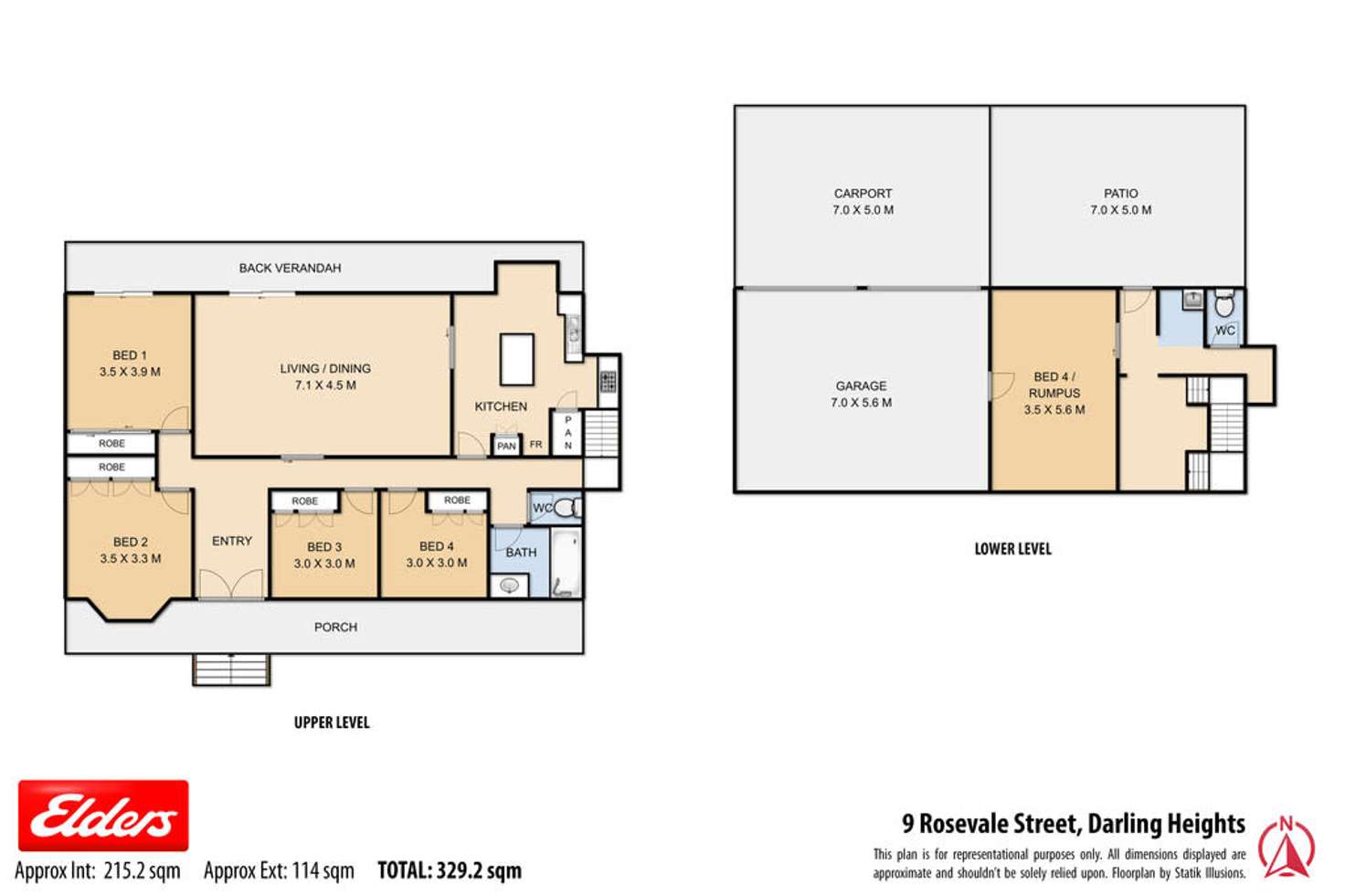 Floorplan of Homely house listing, 15 Rosevale Street, Darling Heights QLD 4350