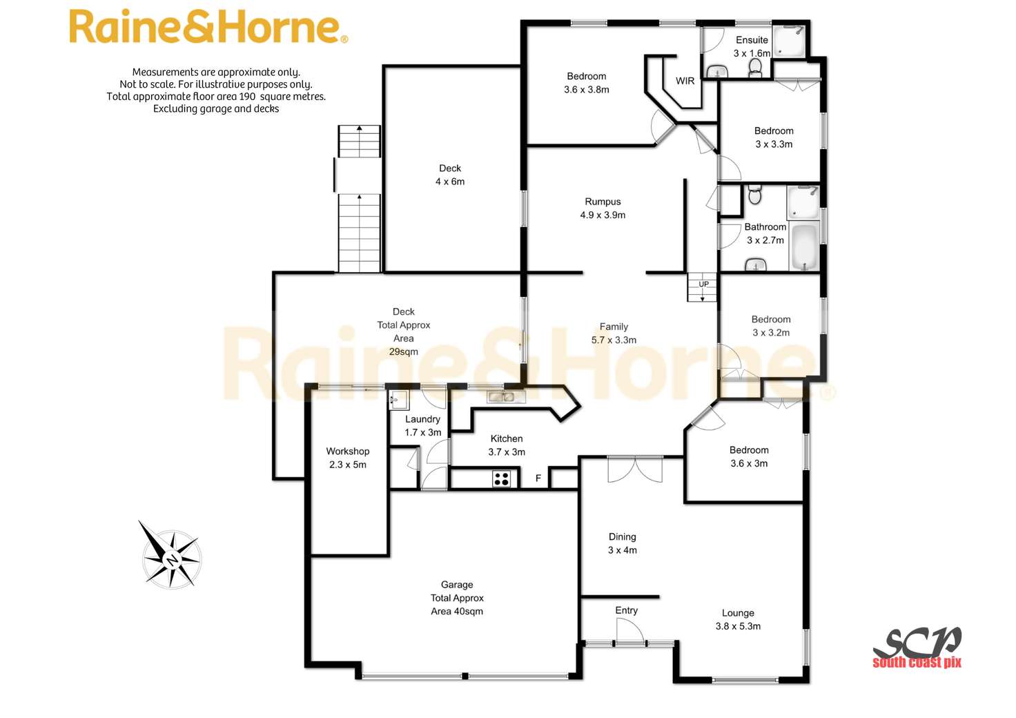 Floorplan of Homely house listing, 6 Luks Way, Batehaven NSW 2536