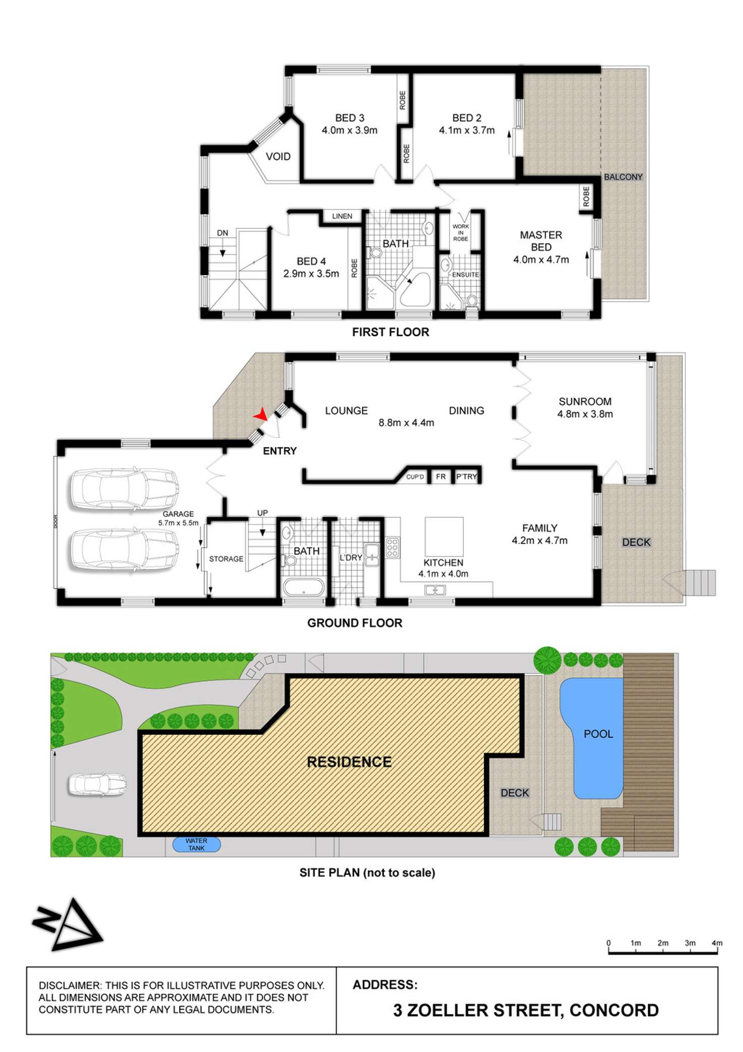 Floorplan of Homely house listing, 3 Zoeller Street, Concord NSW 2137