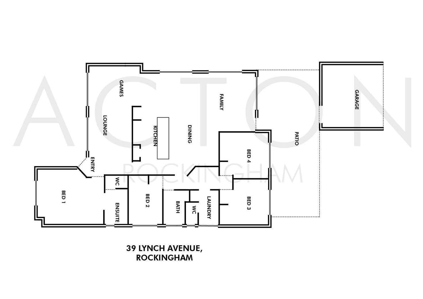 Floorplan of Homely house listing, 39 Lynch Avenue, Rockingham WA 6168