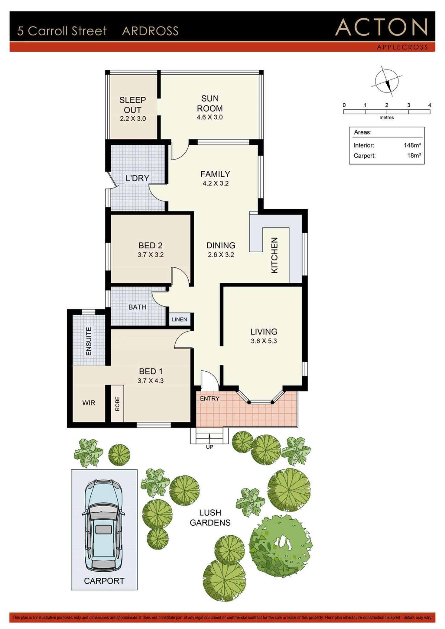 Floorplan of Homely house listing, 5 Carroll Street, Ardross WA 6153