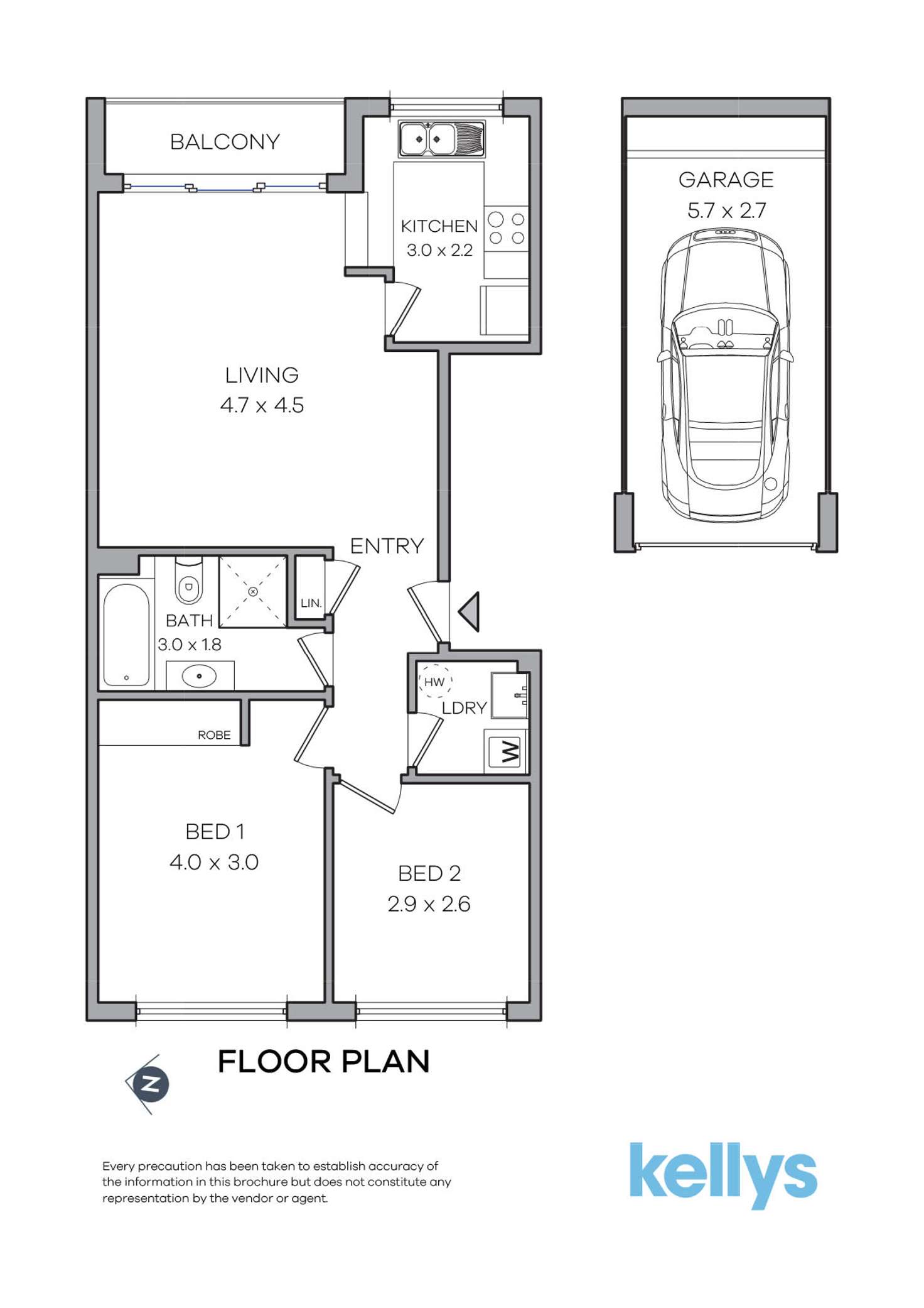 Floorplan of Homely apartment listing, 12/61-89 Buckingham Street, Surry Hills NSW 2010