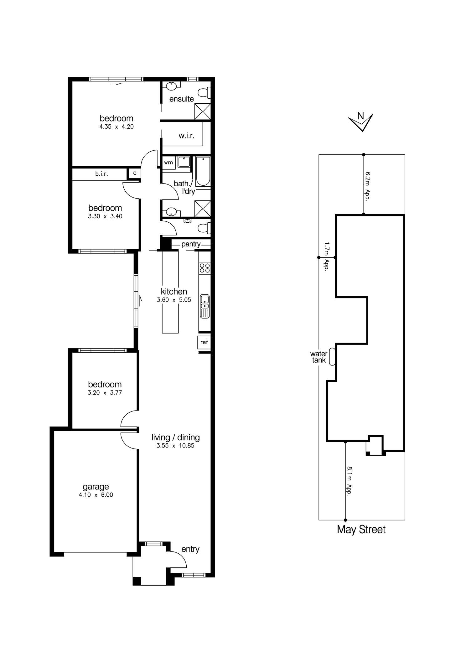 Floorplan of Homely house listing, 35 May Street, Altona North VIC 3025
