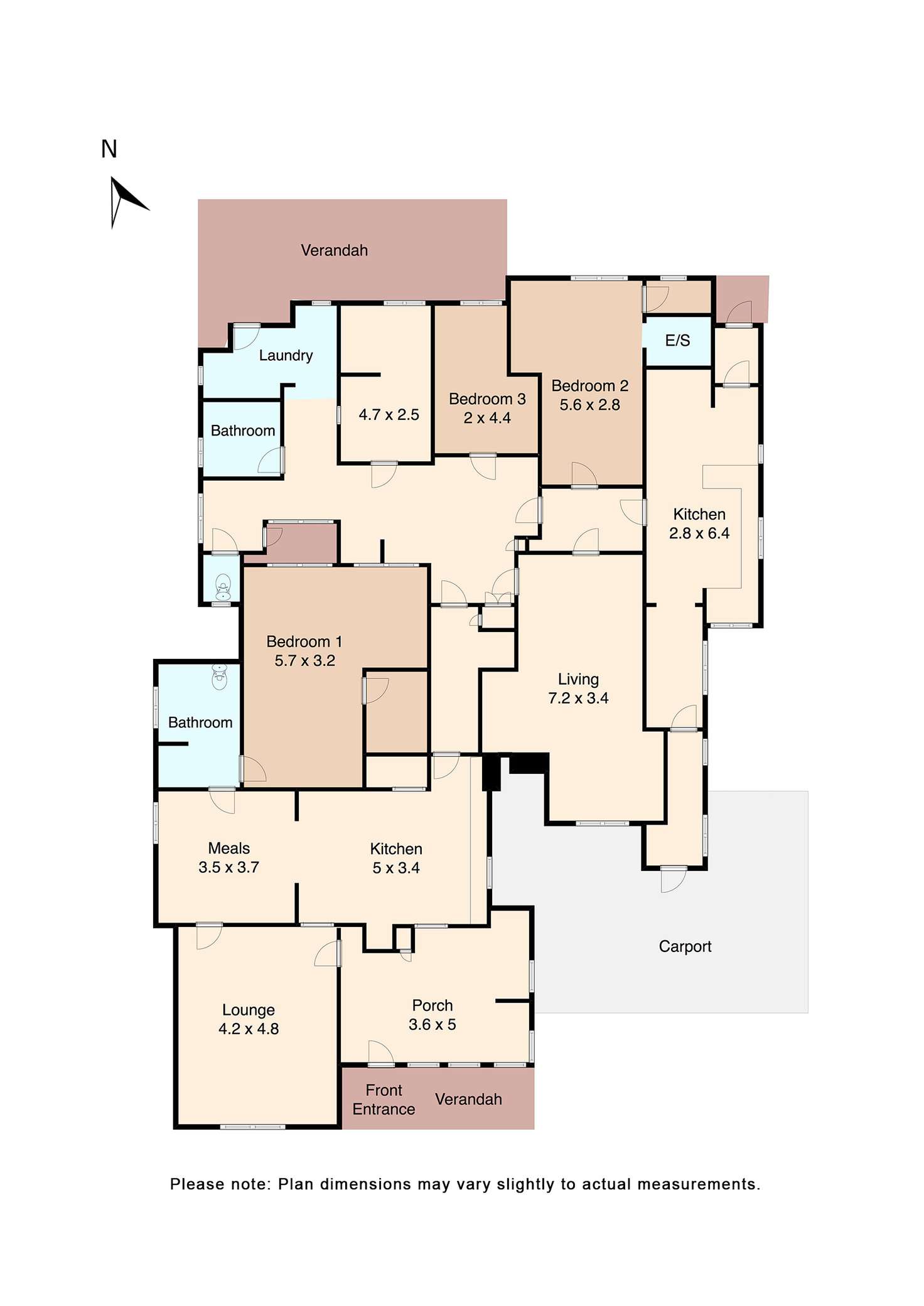 Floorplan of Homely other listing, 819 Eureka Street, Ballarat East VIC 3350