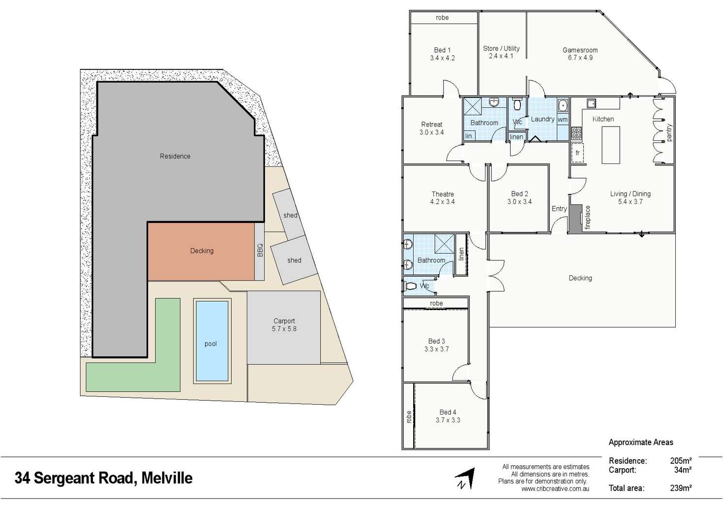 Floorplan of Homely house listing, 34 Sergeant Road, Melville WA 6156