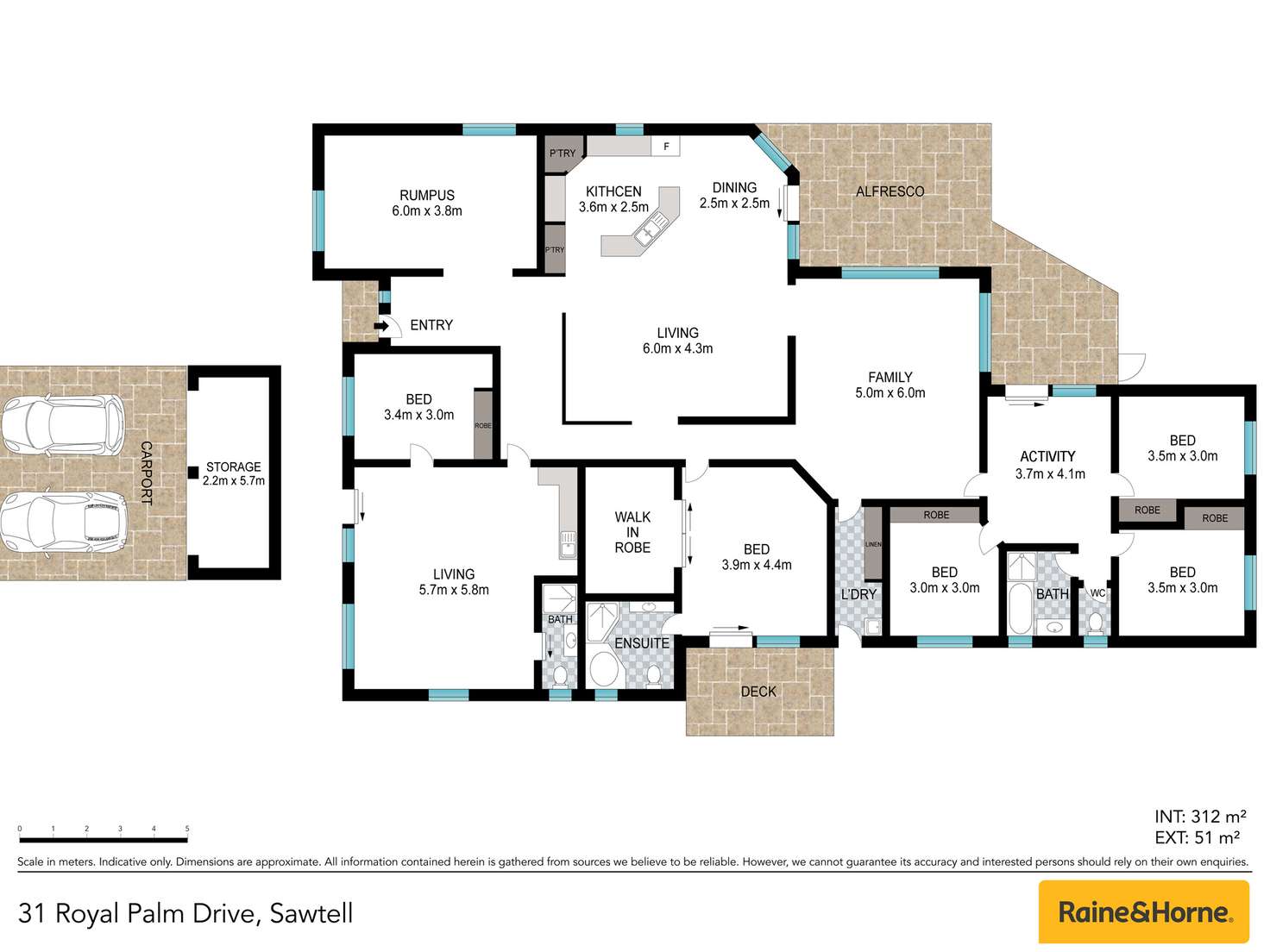 Floorplan of Homely house listing, 31 Royal Palm Drive, Sawtell NSW 2452