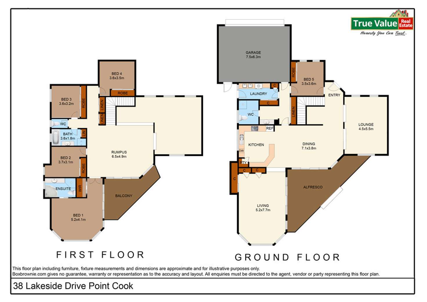 Floorplan of Homely house listing, 38 Lakeside Drive, Sanctuary Lakes VIC 3030