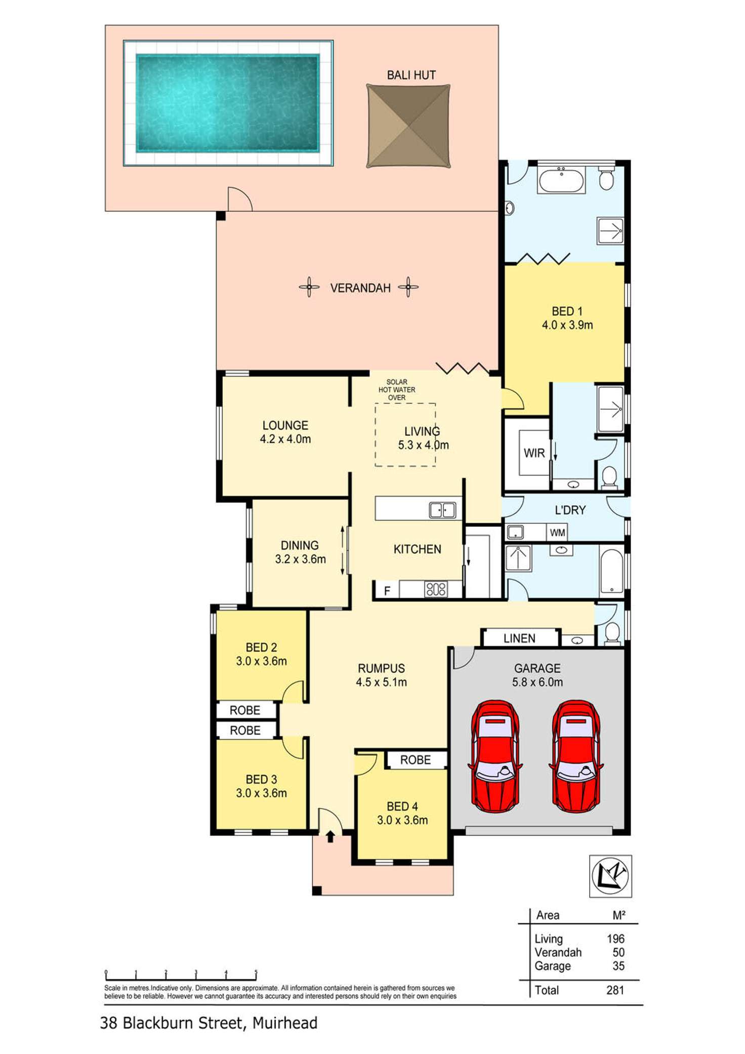 Floorplan of Homely house listing, 38 Blackburn Street, Muirhead NT 810