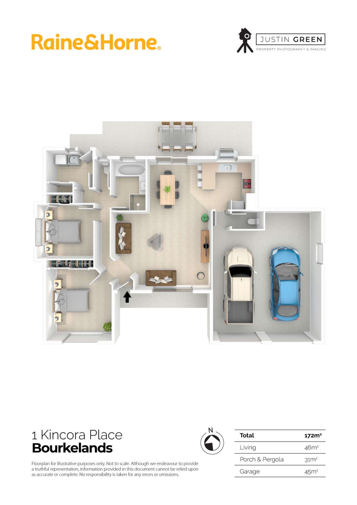 Floorplan of Homely house listing, 1 Kincora Place, Bourkelands NSW 2650