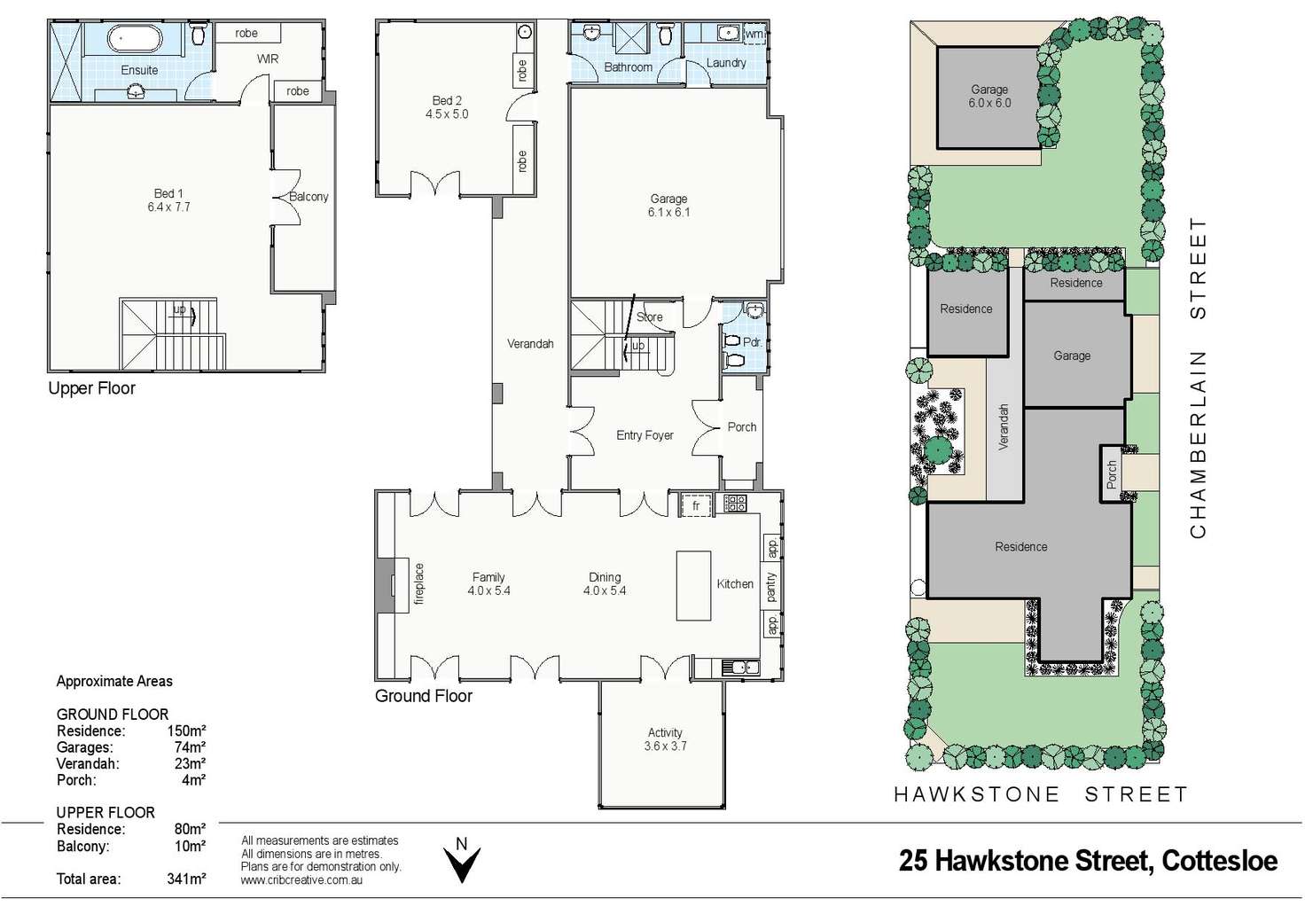 Floorplan of Homely house listing, 25 Hawkstone Street, Cottesloe WA 6011