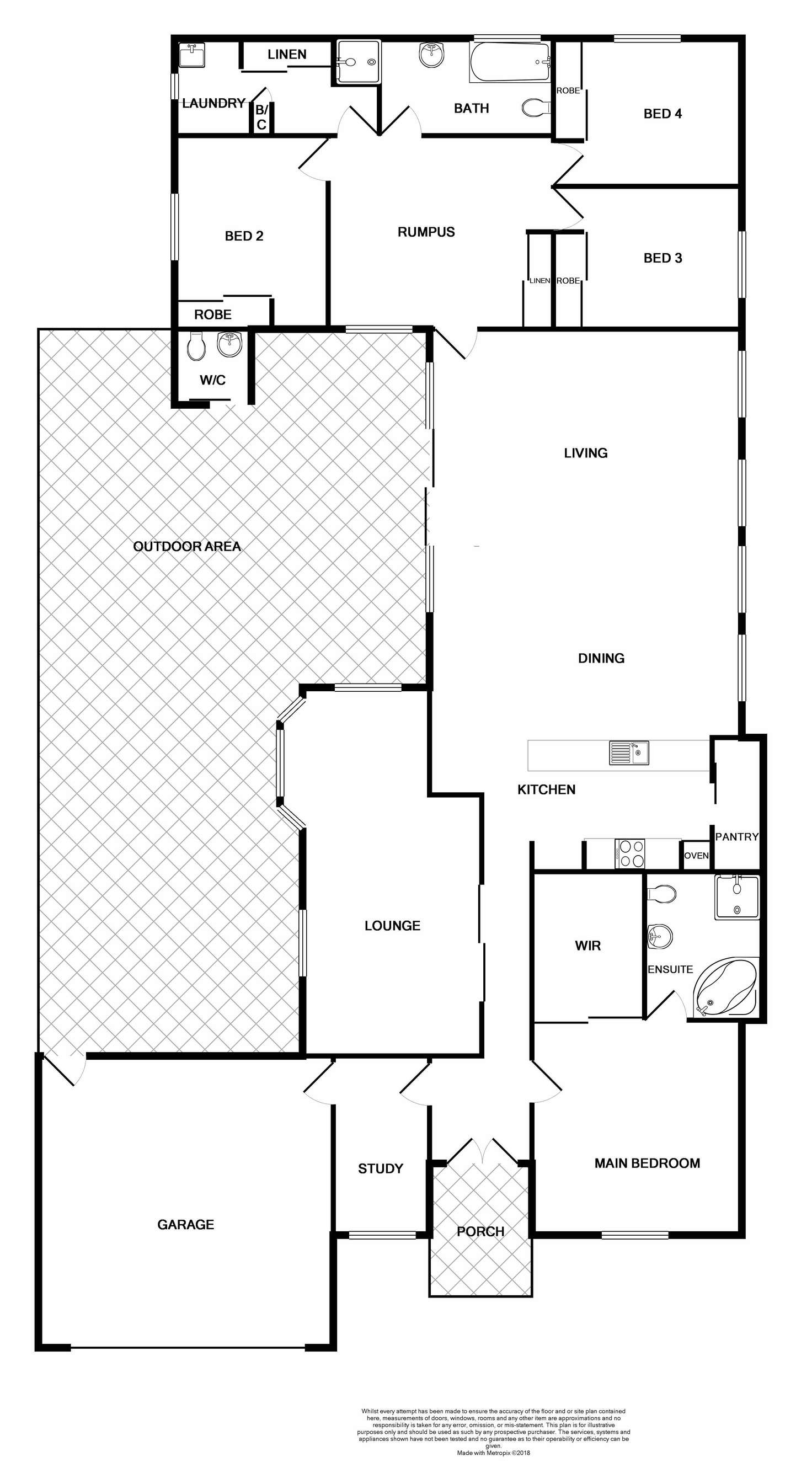 Floorplan of Homely house listing, 11 Peregrine Close, Aberglasslyn NSW 2320