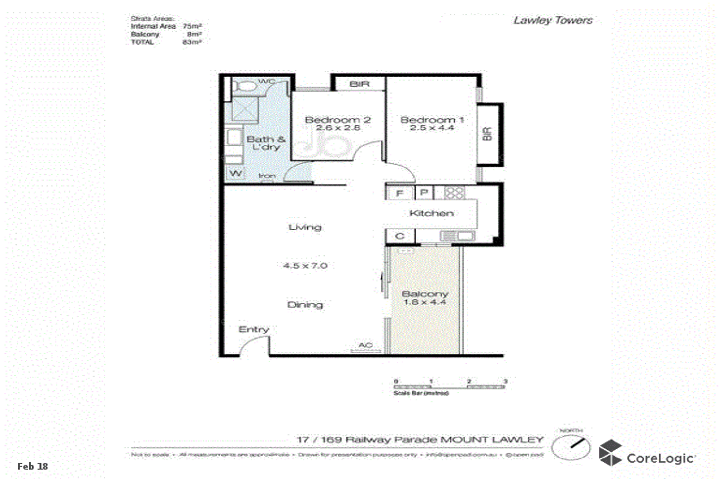 Floorplan of Homely apartment listing, 29/169 Railway Parade, Mount Lawley WA 6050