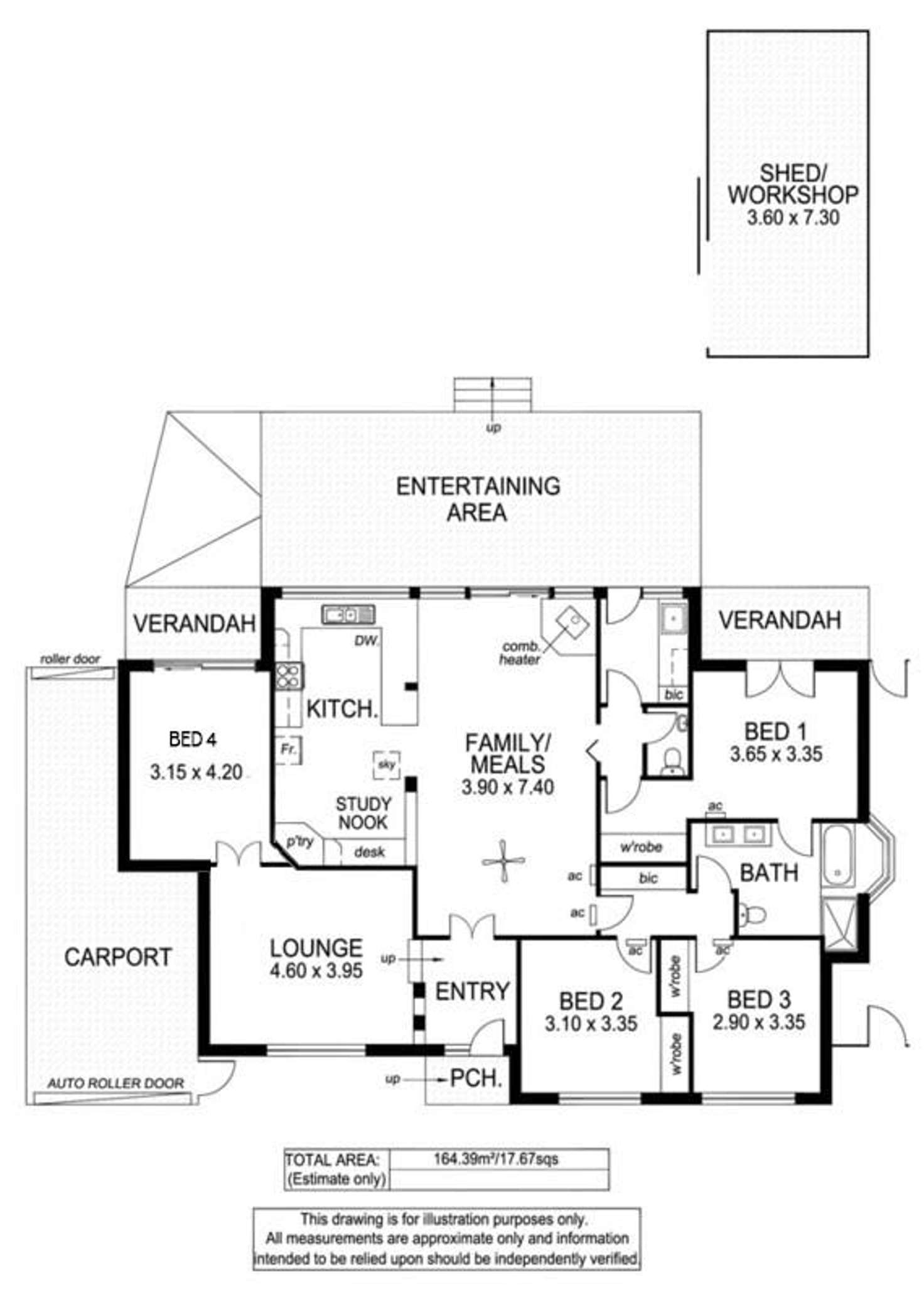 Floorplan of Homely house listing, 50 Horseshoe Drive, Aberfoyle Park SA 5159