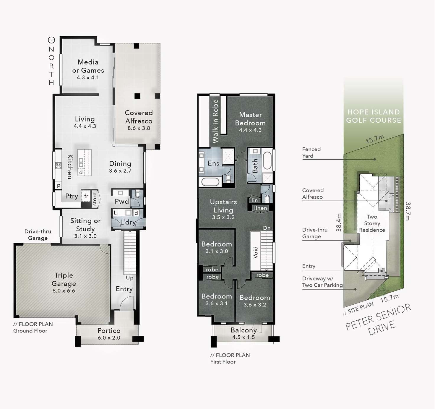 Floorplan of Homely house listing, 9105 Peter Senior Drive, Hope Island QLD 4212