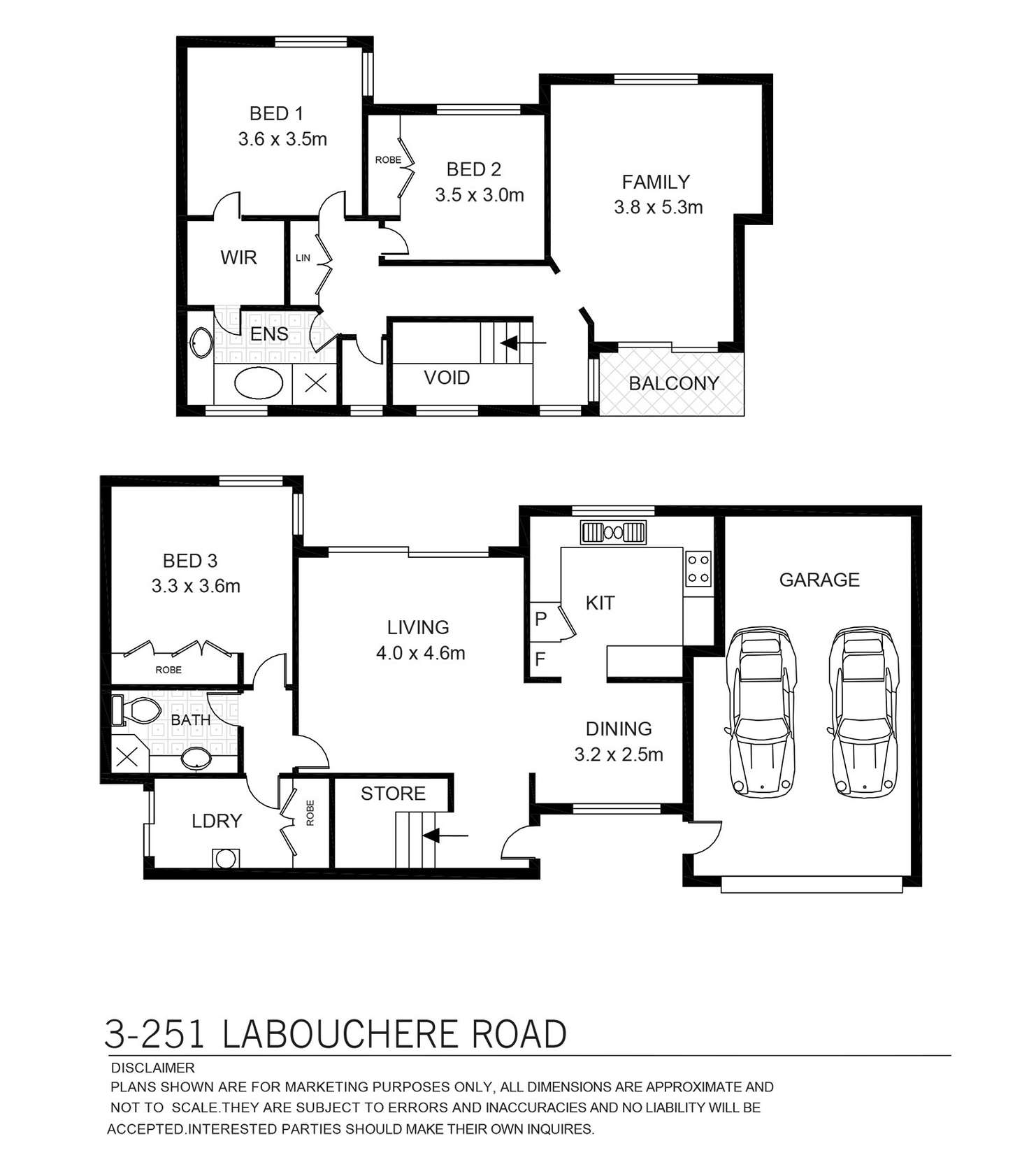 Floorplan of Homely house listing, 3/251 Labouchere Road, Como WA 6152