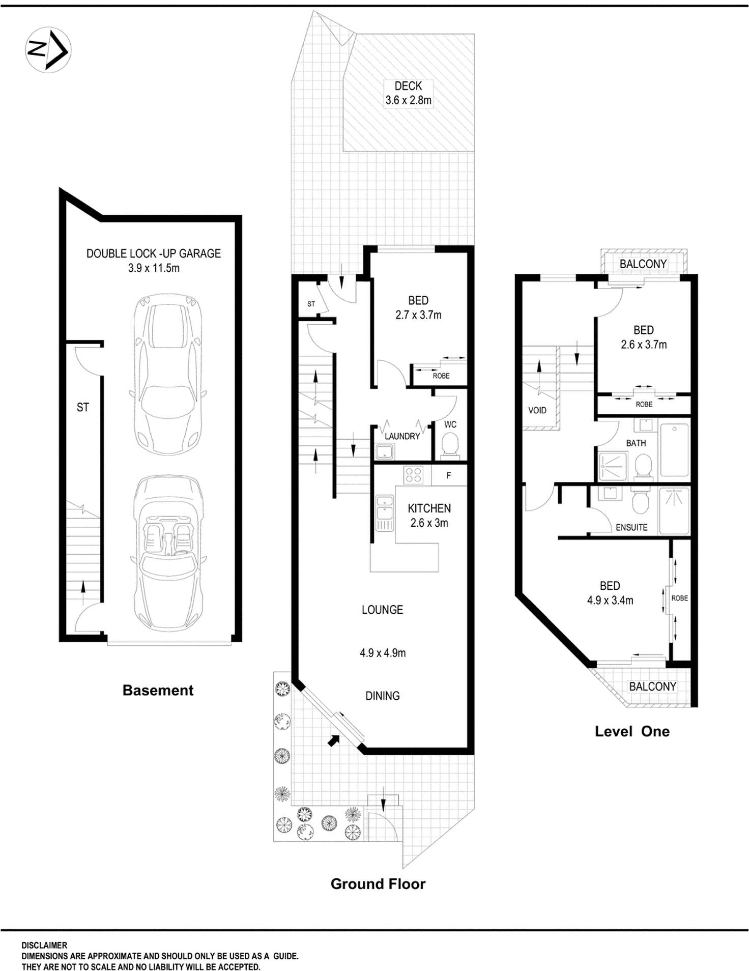 Floorplan of Homely townhouse listing, 22/2 Nelson Street, Thornleigh NSW 2120