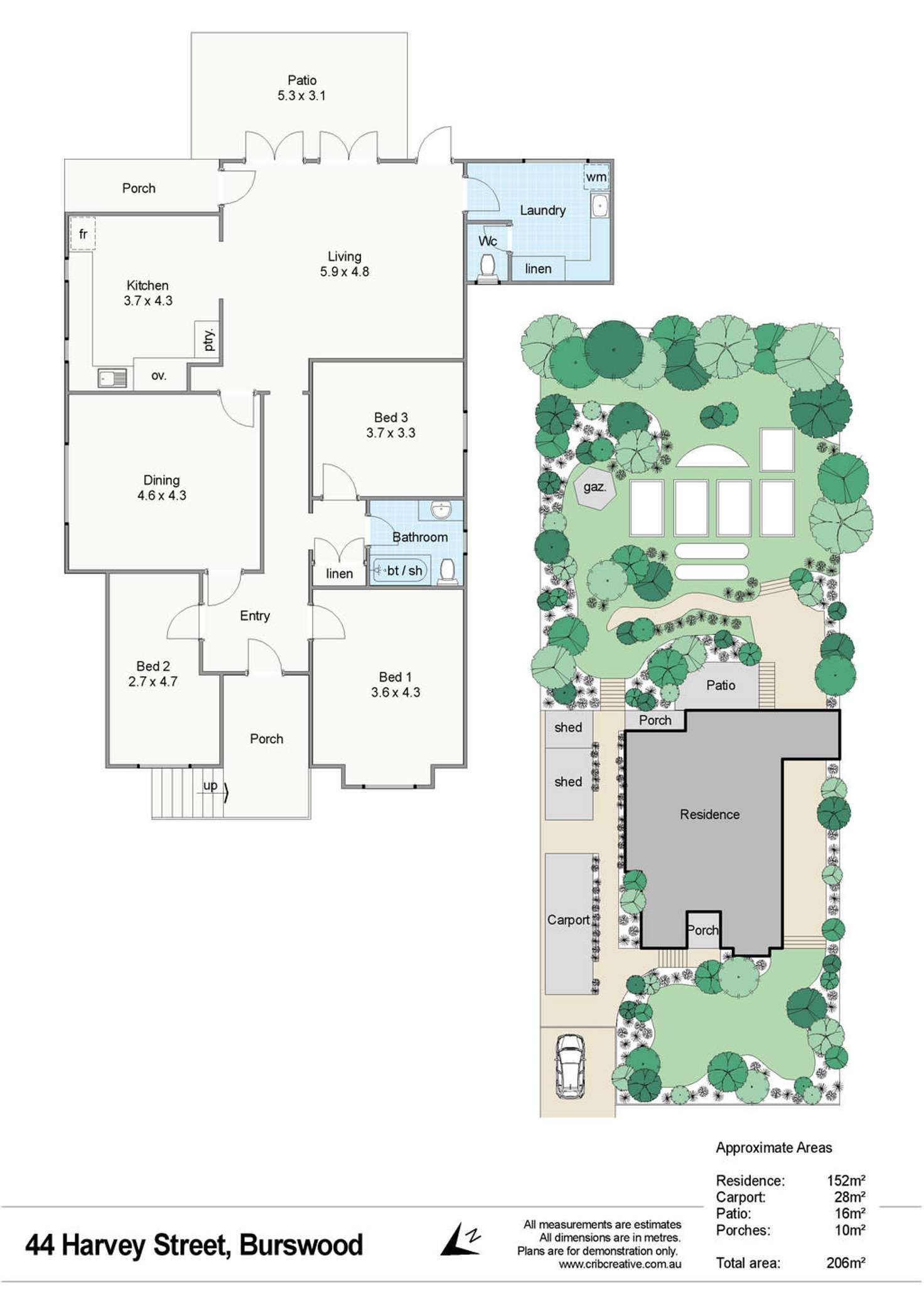 Floorplan of Homely house listing, 44 Harvey Street, Burswood WA 6100