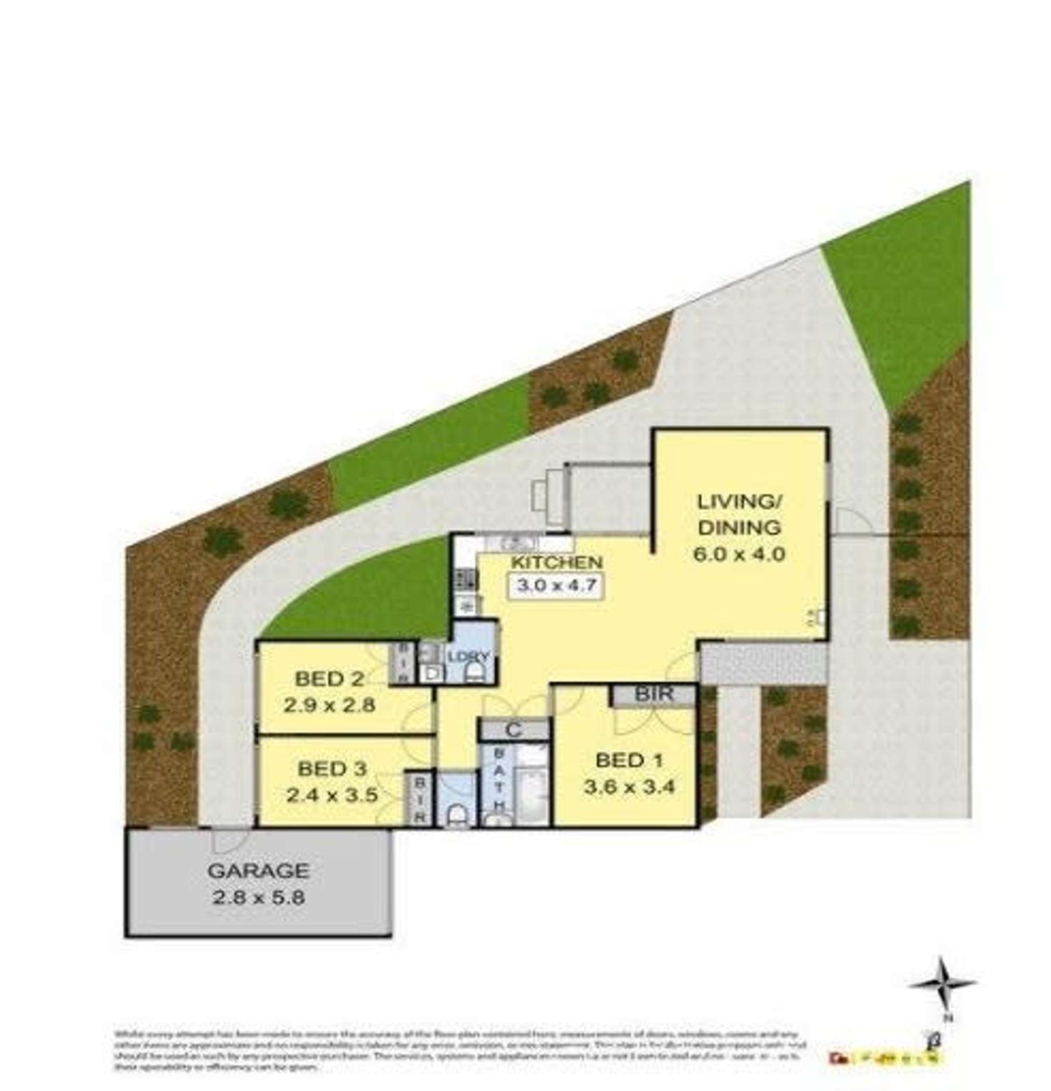 Floorplan of Homely unit listing, 3/180 Queen Street, Altona VIC 3018