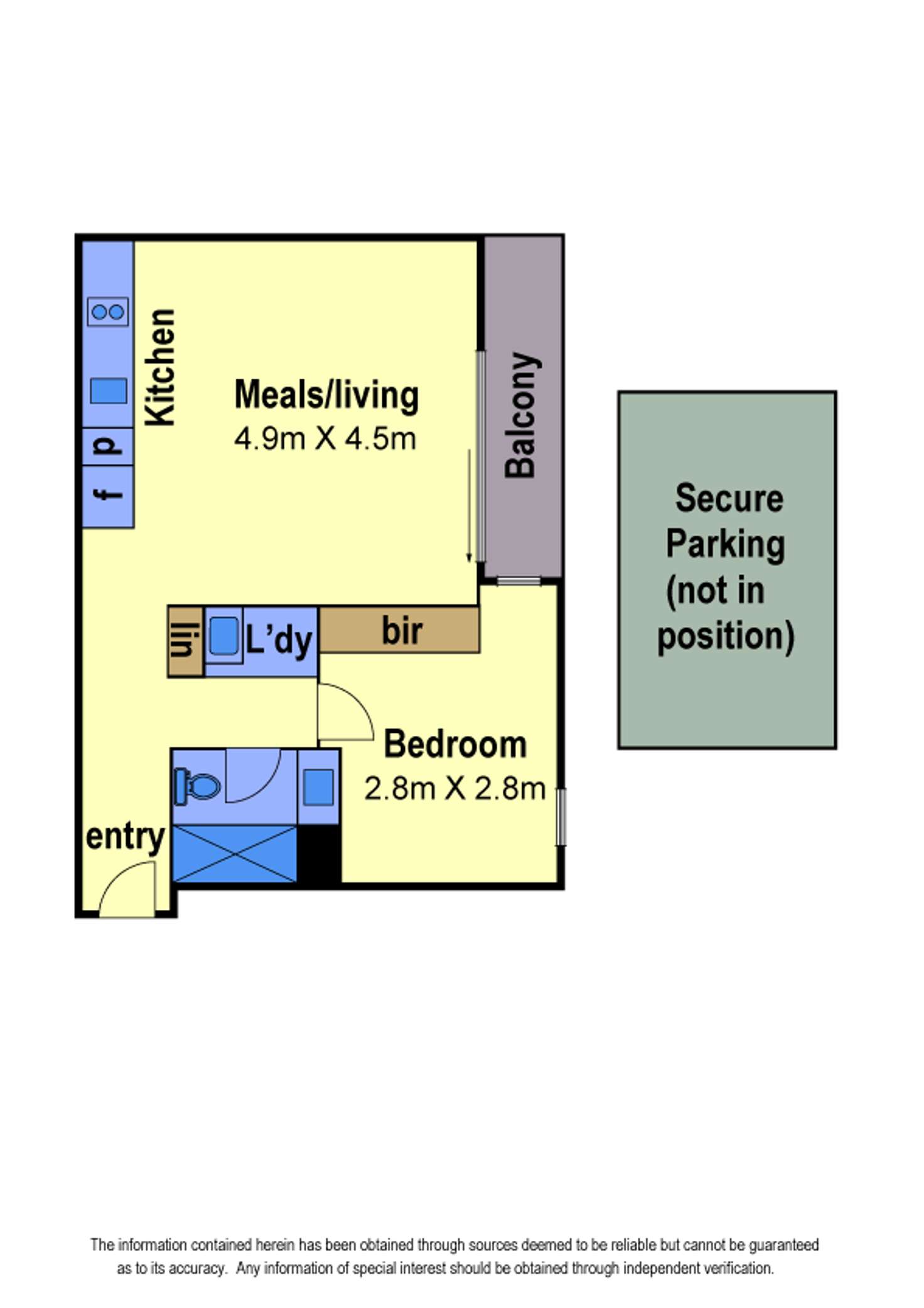 Floorplan of Homely apartment listing, 710/8 Marmion Place, Docklands VIC 3008