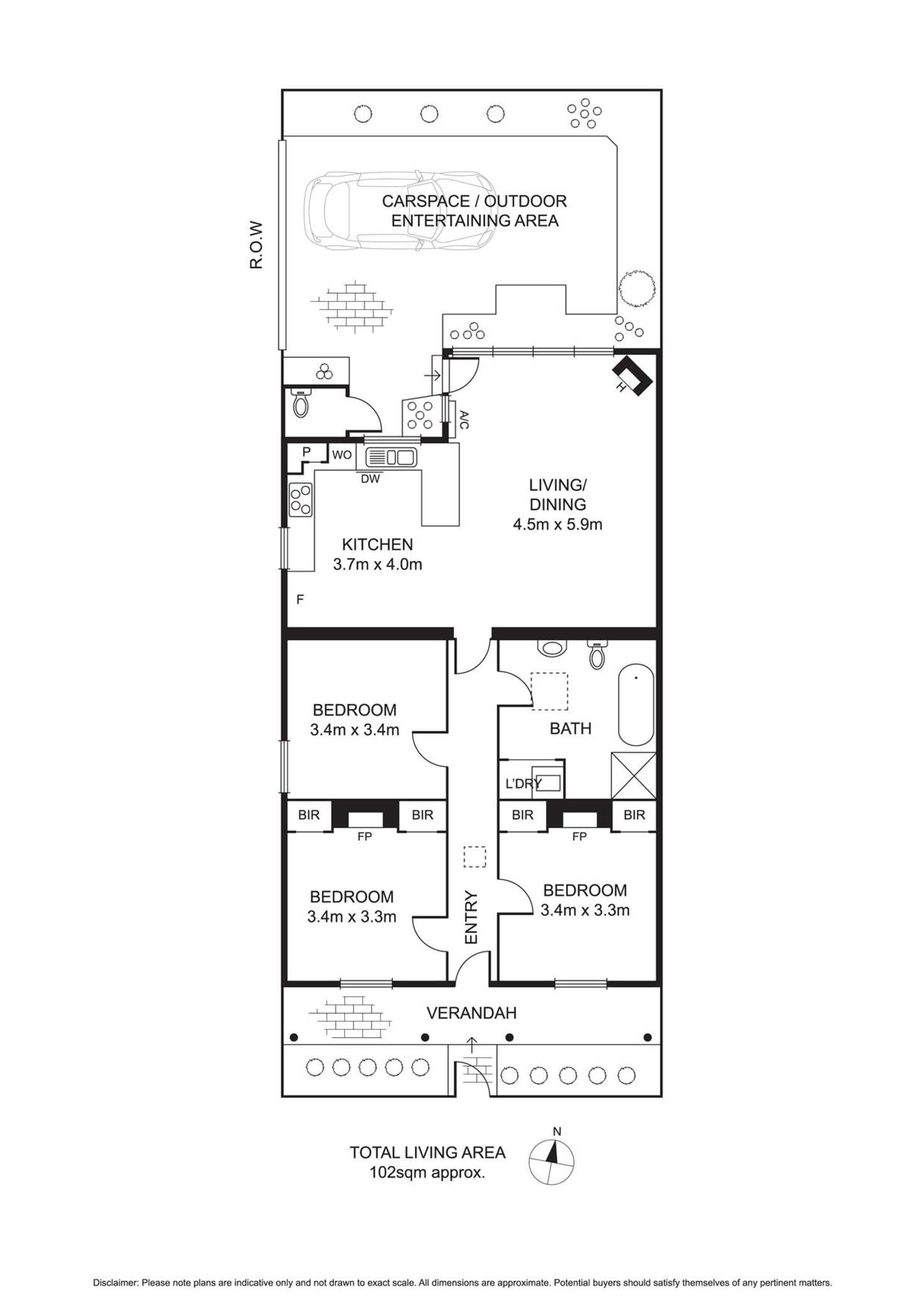 Floorplan of Homely house listing, 58 Draper Street, Albert Park VIC 3206