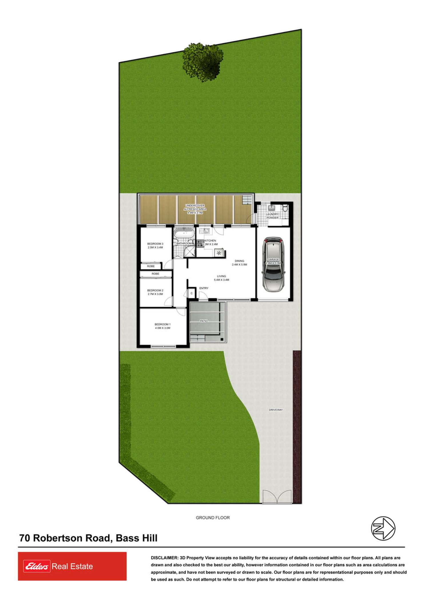 Floorplan of Homely house listing, 70 Robertson Road, Bass Hill NSW 2197