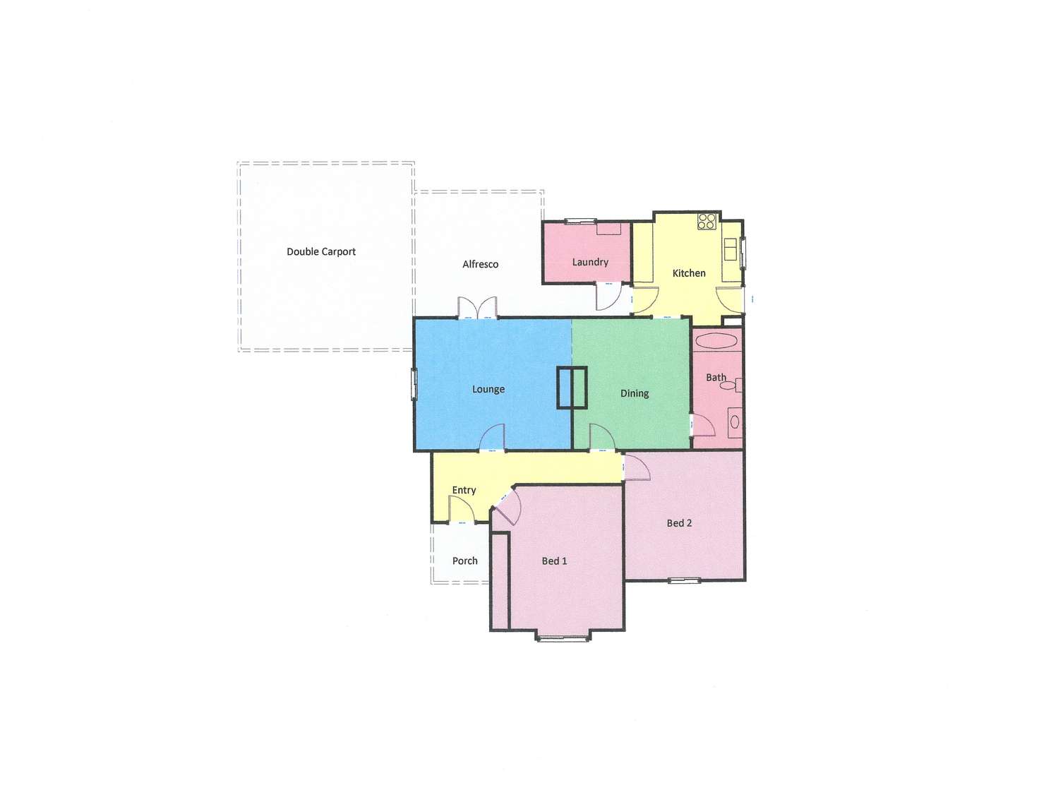 Floorplan of Homely house listing, 34 Benbow Street, Ararat VIC 3377