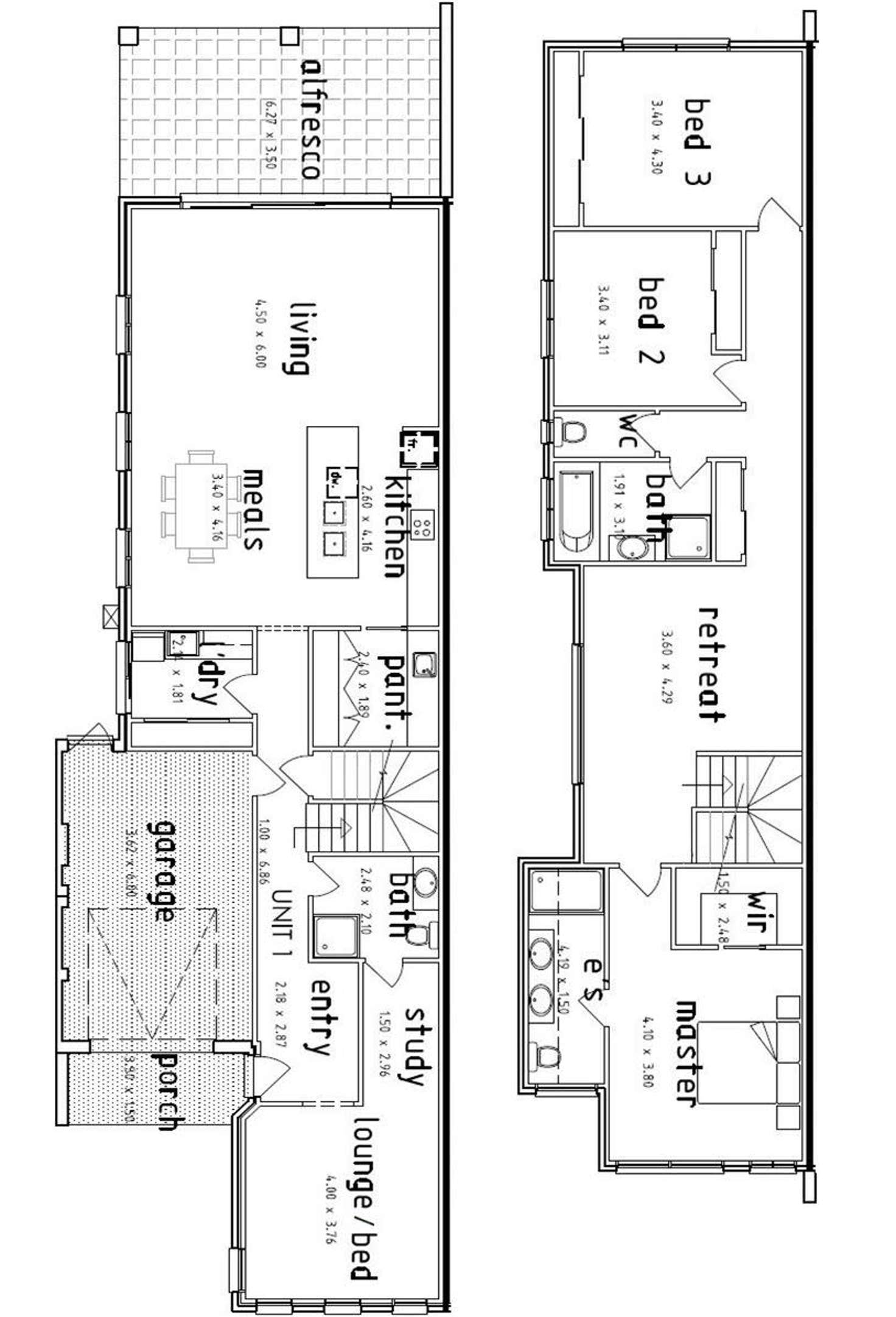 Floorplan of Homely townhouse listing, 121 Chambers Road, Altona North VIC 3025